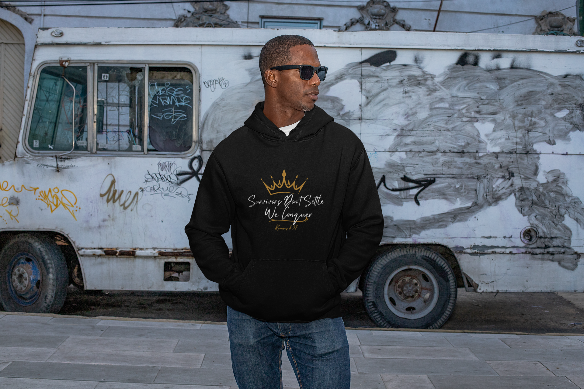 Survivors Conquer Unisex  Hooded Sweatshirt
