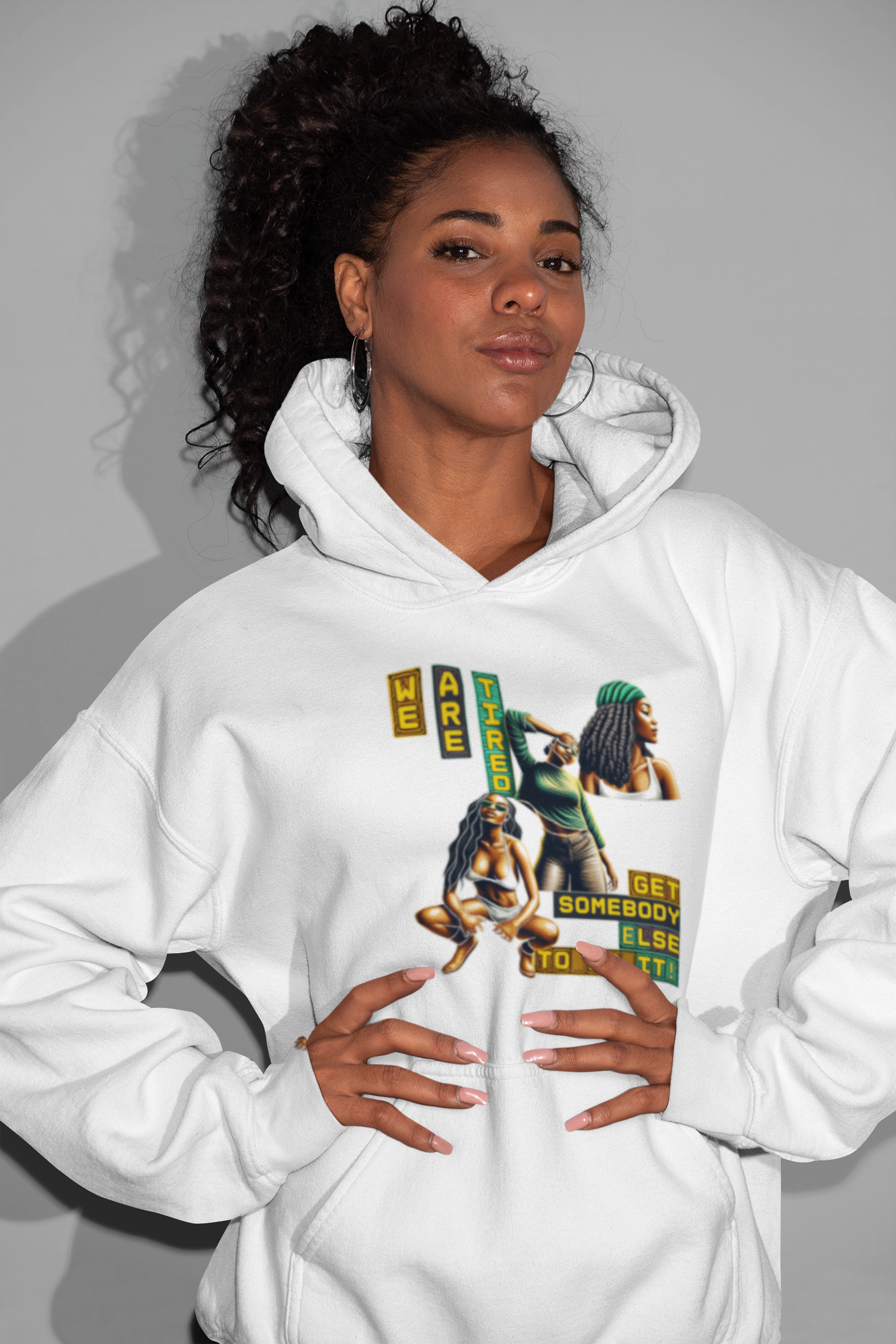 "We Are Tired." Get Somebody Else to Do It, 92% Black Women Shirt, Black Women Empowerment Shirt, Motivational Shirts for Black Women product thumbnail image