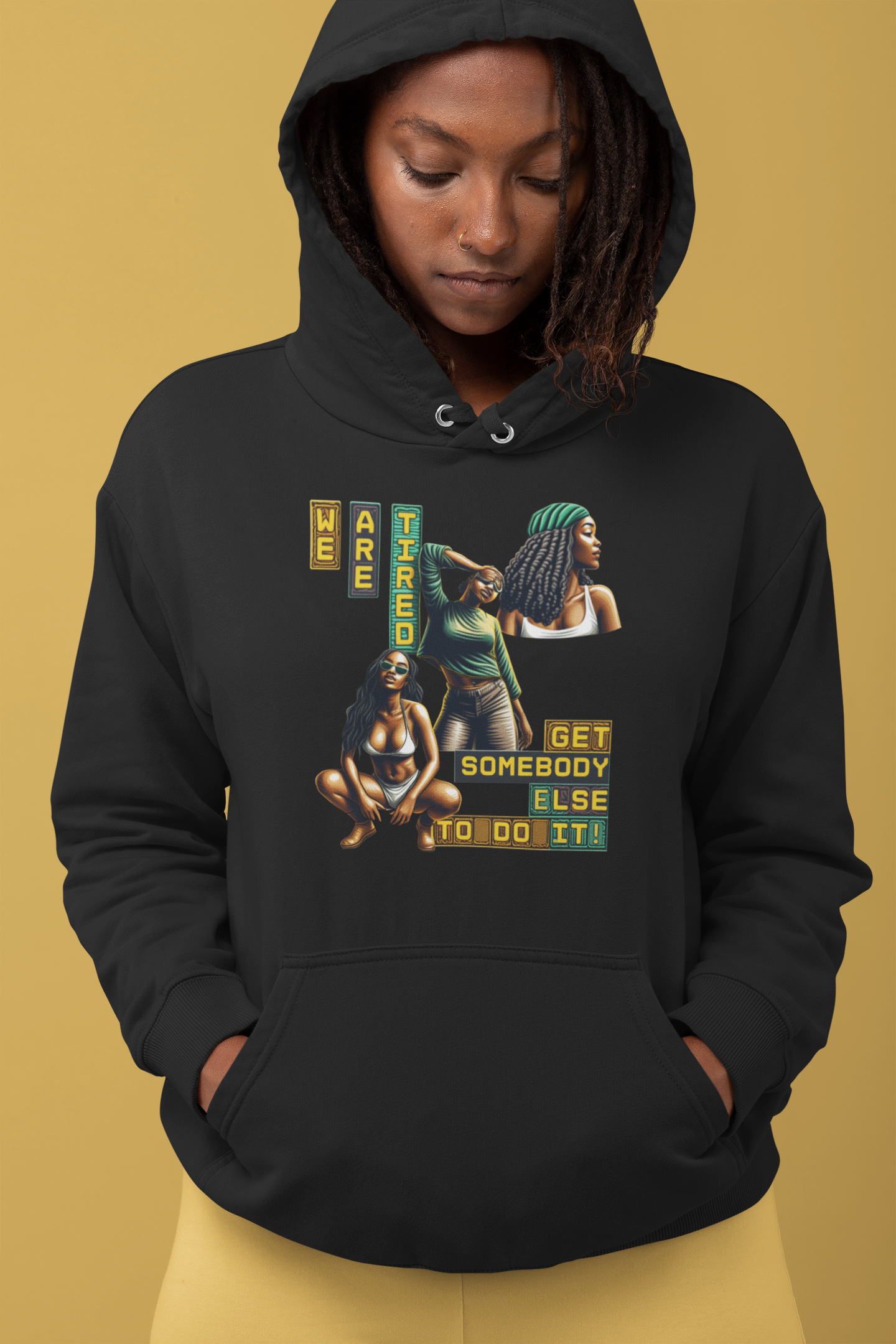"We Are Tired." Get Somebody Else to Do It, 92% Black Women Shirt, Black Women Empowerment Shirt, Motivational Shirts for Black Women product thumbnail image