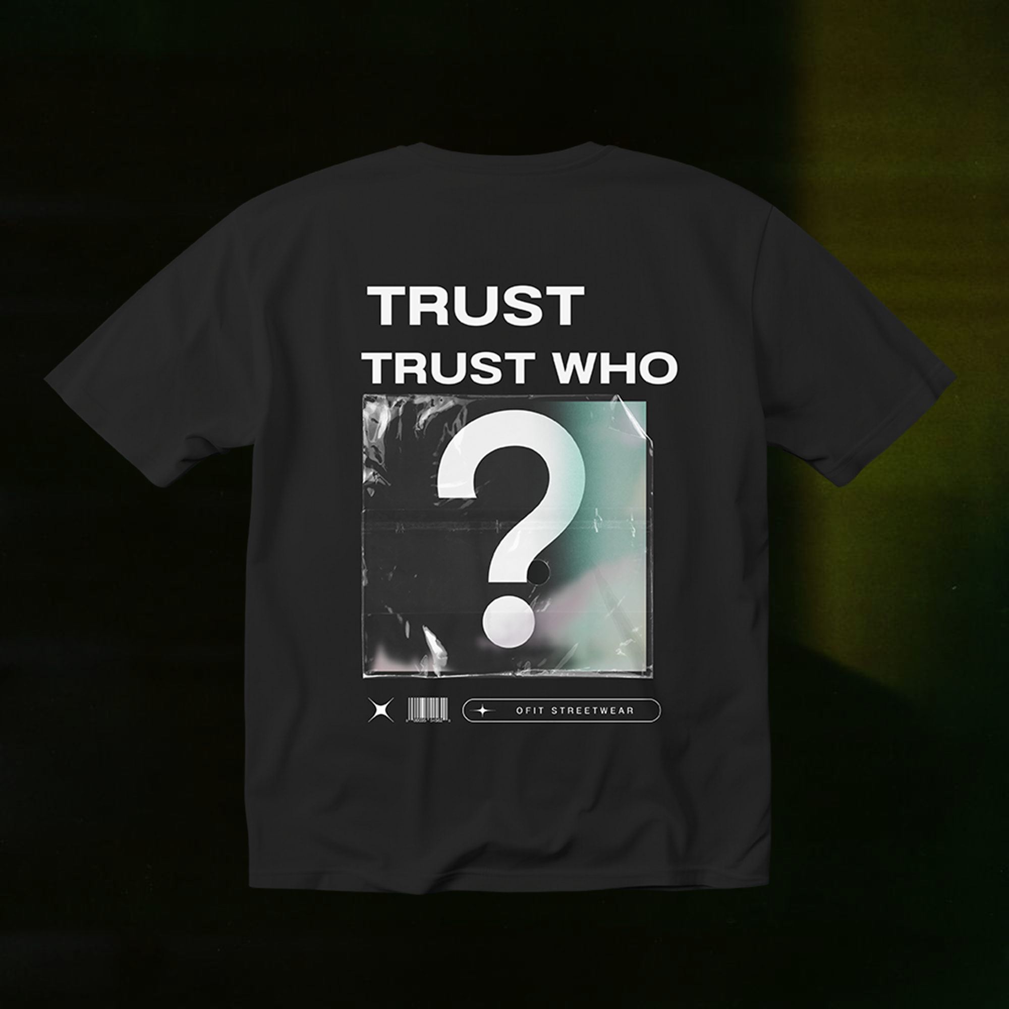 Trust, Trust Who? Unisex Garment-Dyed T-Shirt - Stylish Casual Wear for Bold Statements