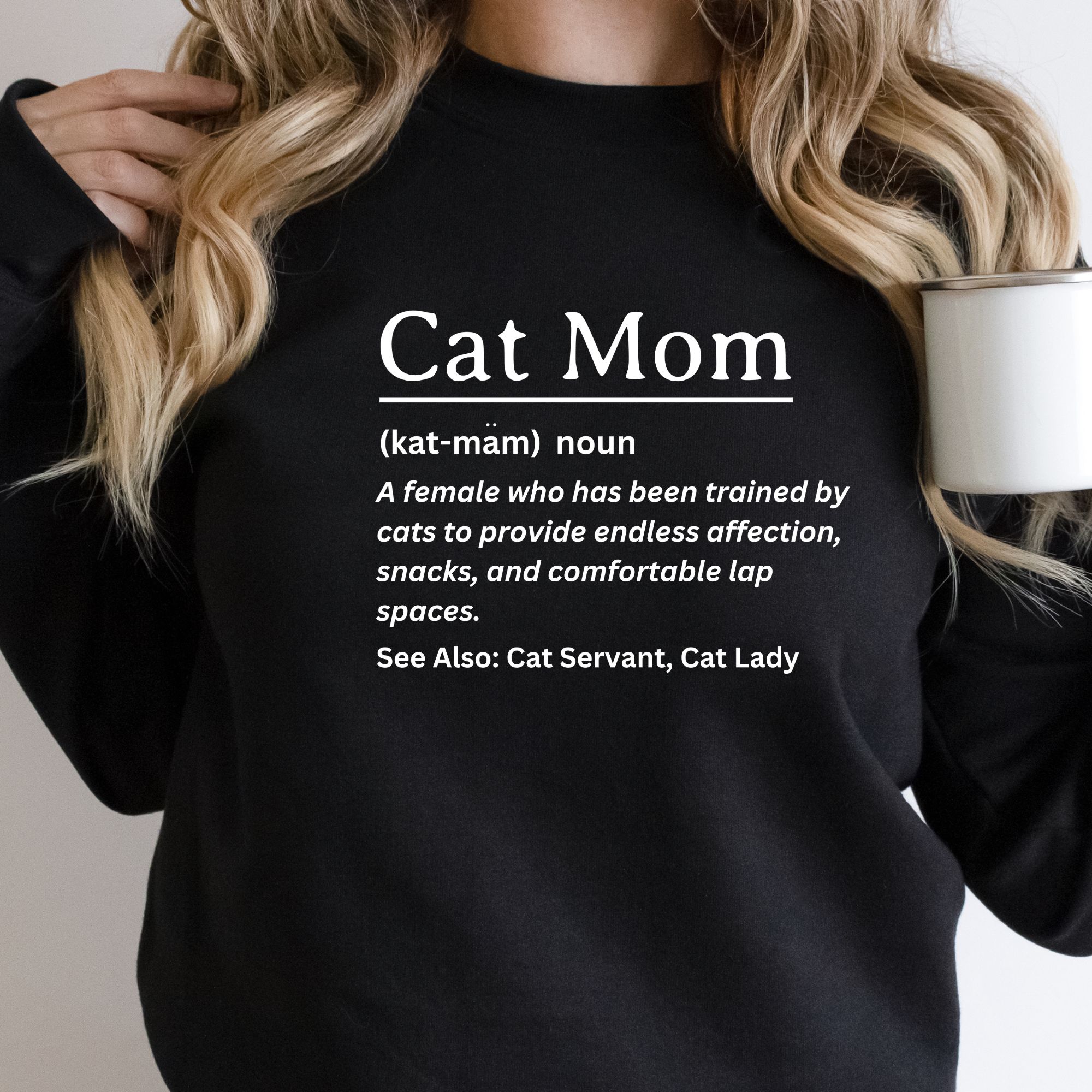 Funny Cat Definition Sweatshirt