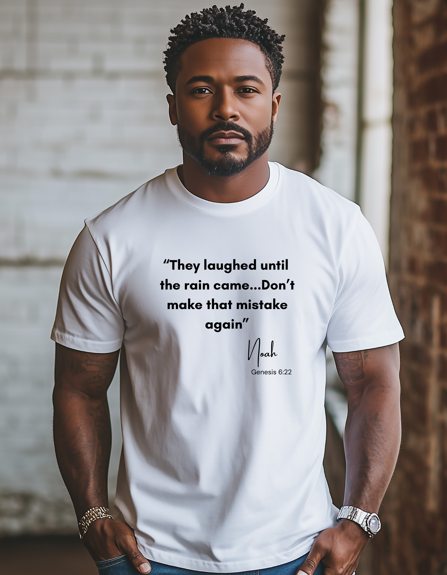 Inspirational Quote Unisex Heavy Cotton Tee, Motivational Shirt, Casual Wear, Gift for Friends, Scripture Inspired