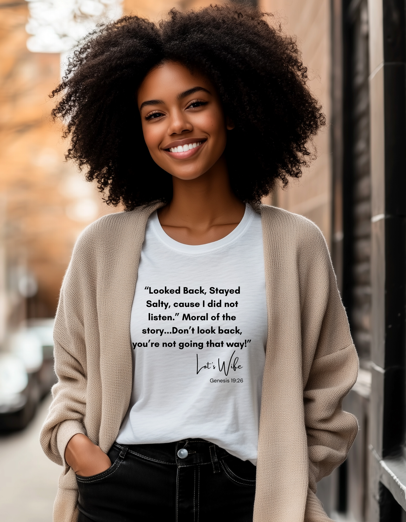 Inspirational Quote Tee - Unisex Heavy Cotton T-Shirt, Motivational Shirt, Gift for Faith, Bible Verse Apparel, Christian Clothing, Casual