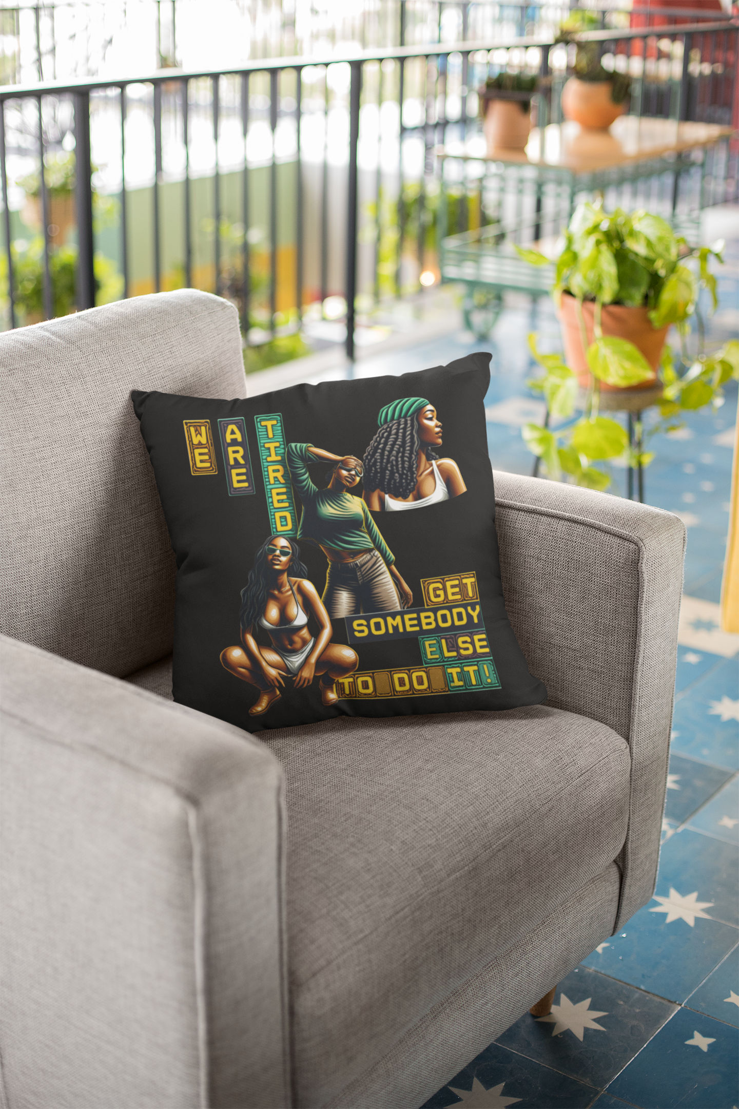 Afrocentric Throw Pillow, Black Women Empowerment Pillow, 92% Black Women Resting Pillow, Black Girl Magic Pillow, product thumbnail image Afrocentric Throw Pillow, Black Women Empowerment Pillow, 92% Black Women Resting Pillow, Black Girl Magic Pillow, product thumbnail image