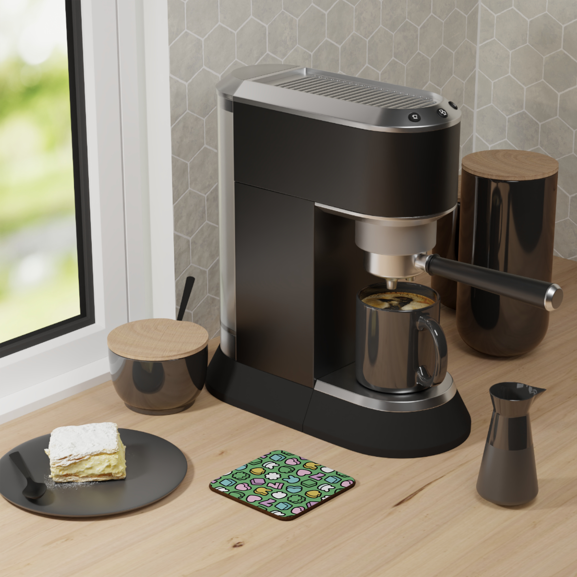 Good Luck Charms Hardboard Coaster in Turf product thumbnail image Good Luck Charms Hardboard Coaster in Turf product thumbnail image