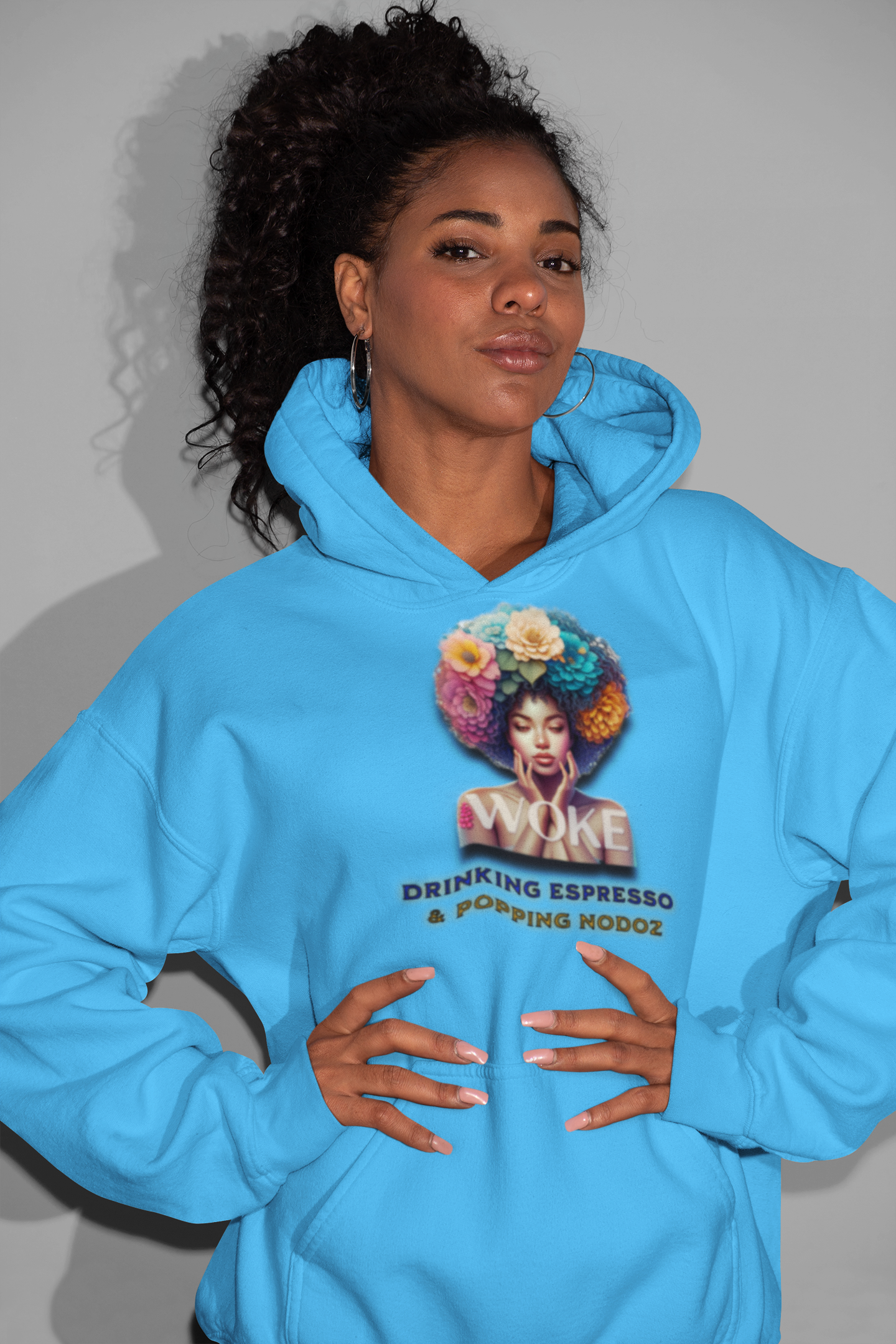 Woke Feminist Hoodie Because We Can't Sleep on our Government, 92% Black Woman's Power, Melanin Women Shirts, Black Girl Magic Hoodies, Black Women Woke Shirt product thumbnail image