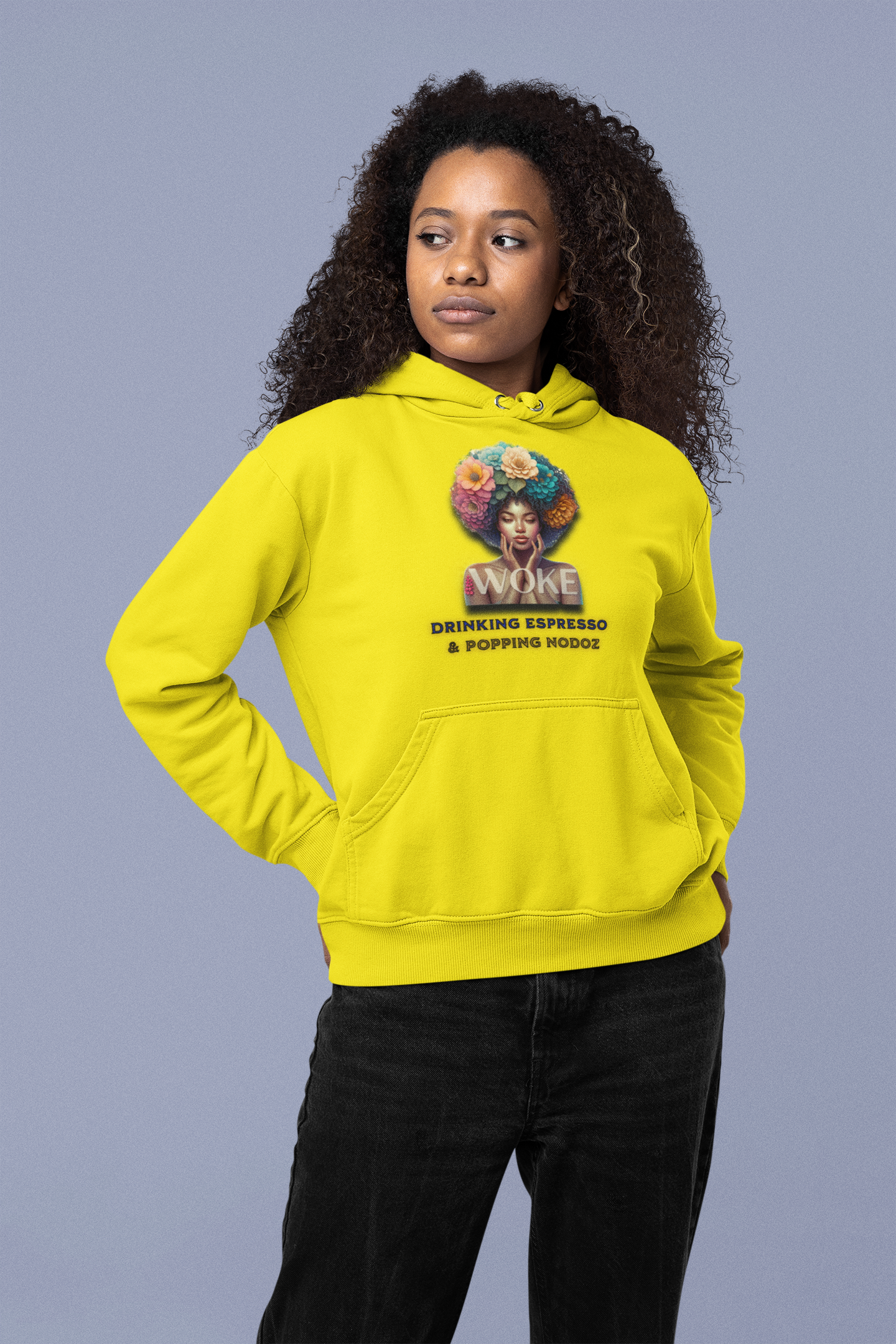 Woke Feminist Hoodie Because We Can't Sleep on our Government, 92% Black Woman's Power, Melanin Women Shirts, Black Girl Magic Hoodies, Black Women Woke Shirt product thumbnail image