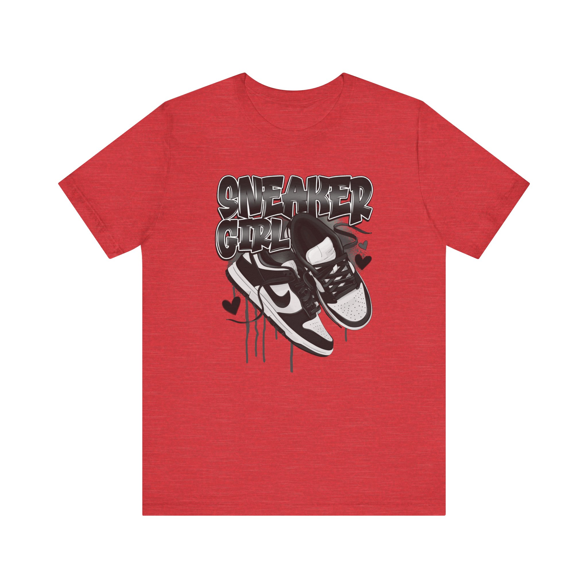 Sneaker Girl Unisex Jersey Short Sleeve Tee product thumbnail image Sneaker Girl Unisex Jersey Short Sleeve Tee product thumbnail image