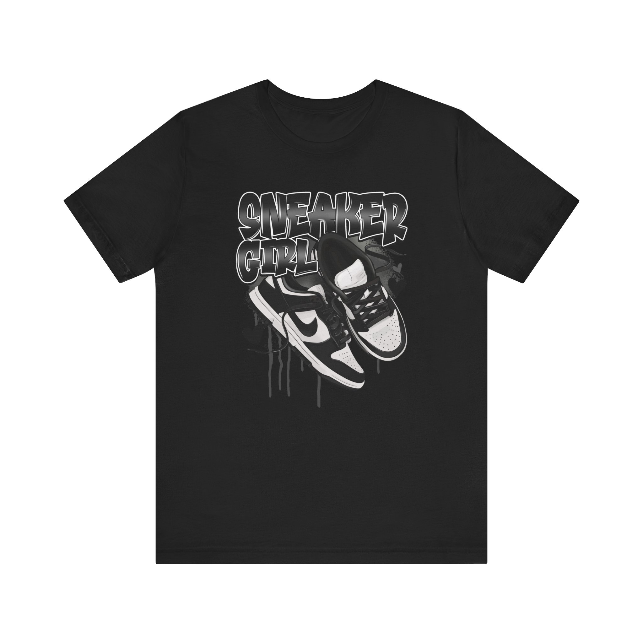 Sneaker Girl Unisex Jersey Short Sleeve Tee product thumbnail image Sneaker Girl Unisex Jersey Short Sleeve Tee product thumbnail image