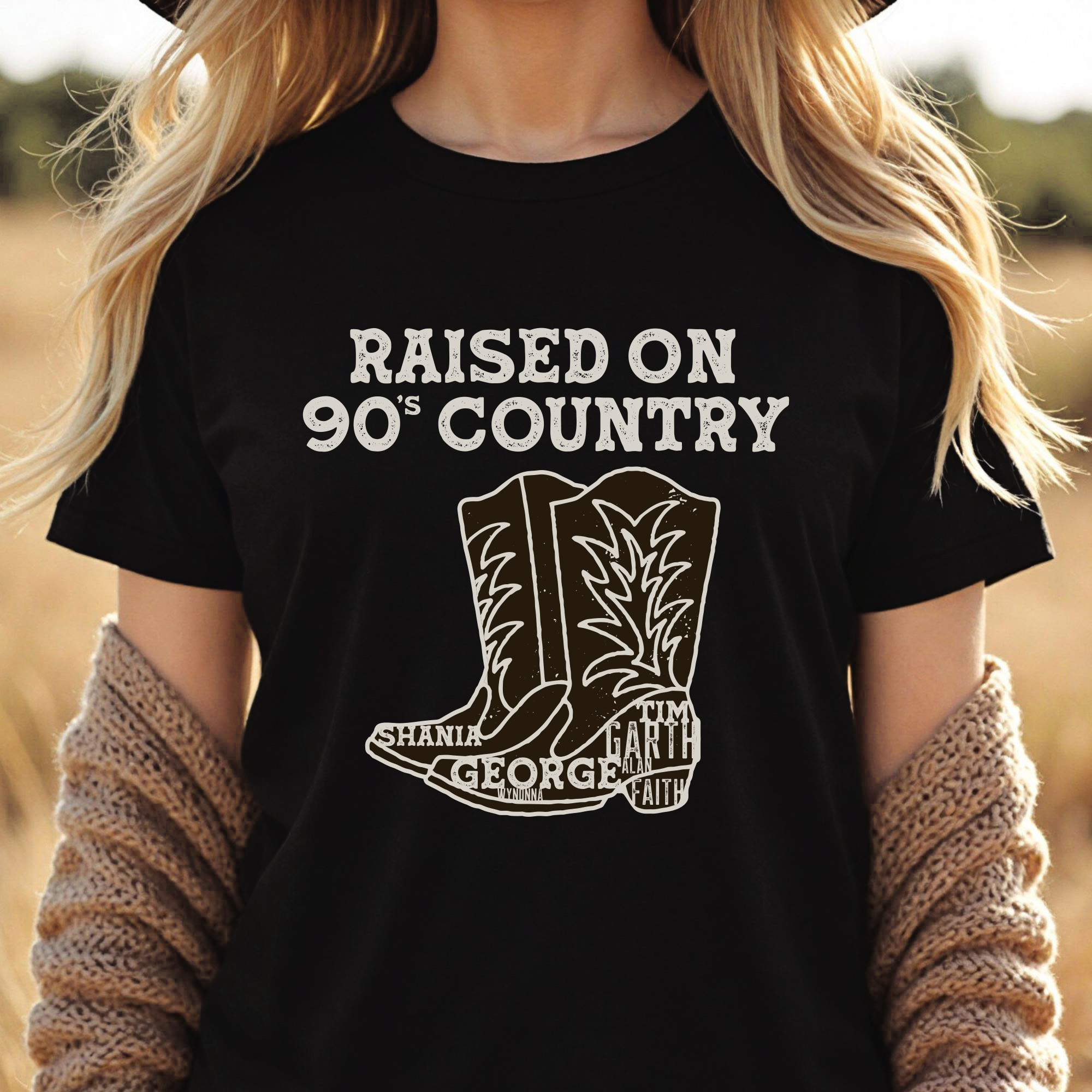 90s Country T-Shirt - Unisex product thumbnail image 90s Country T-Shirt - Unisex product thumbnail image