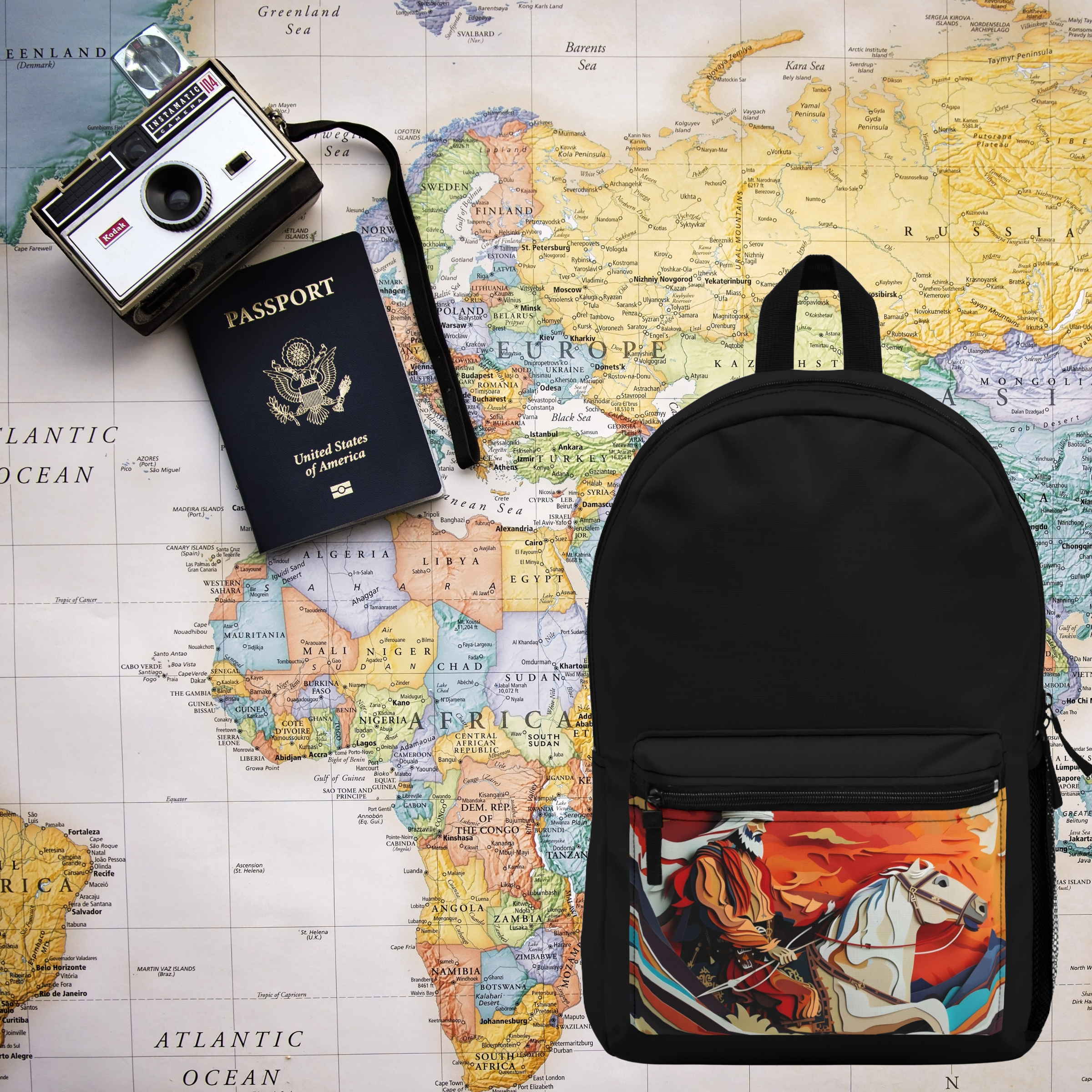 Arabian Warrior Rider Backpack