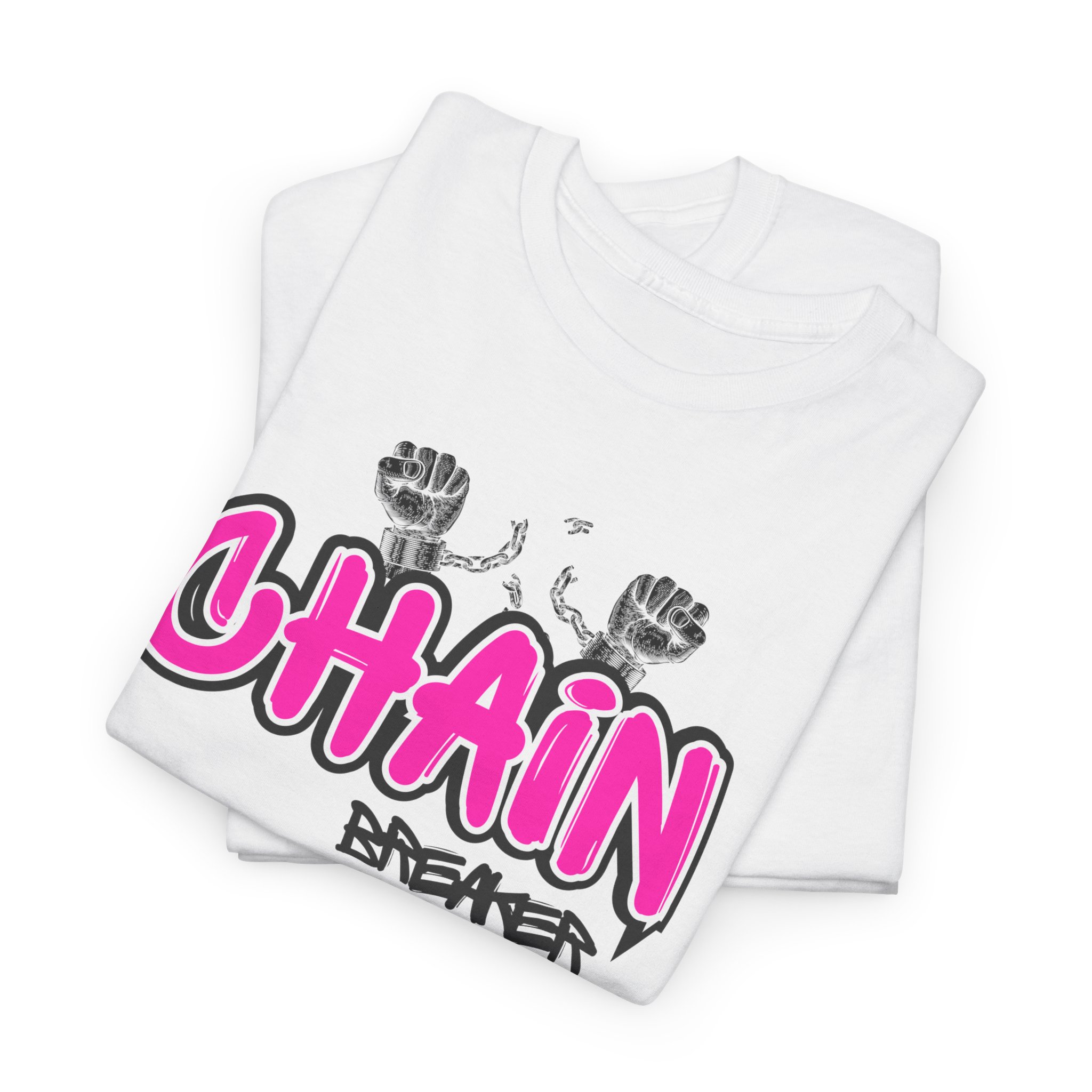 Chain Breaker Unisex Heavy Cotton Tee product thumbnail image Chain Breaker Unisex Heavy Cotton Tee product thumbnail image