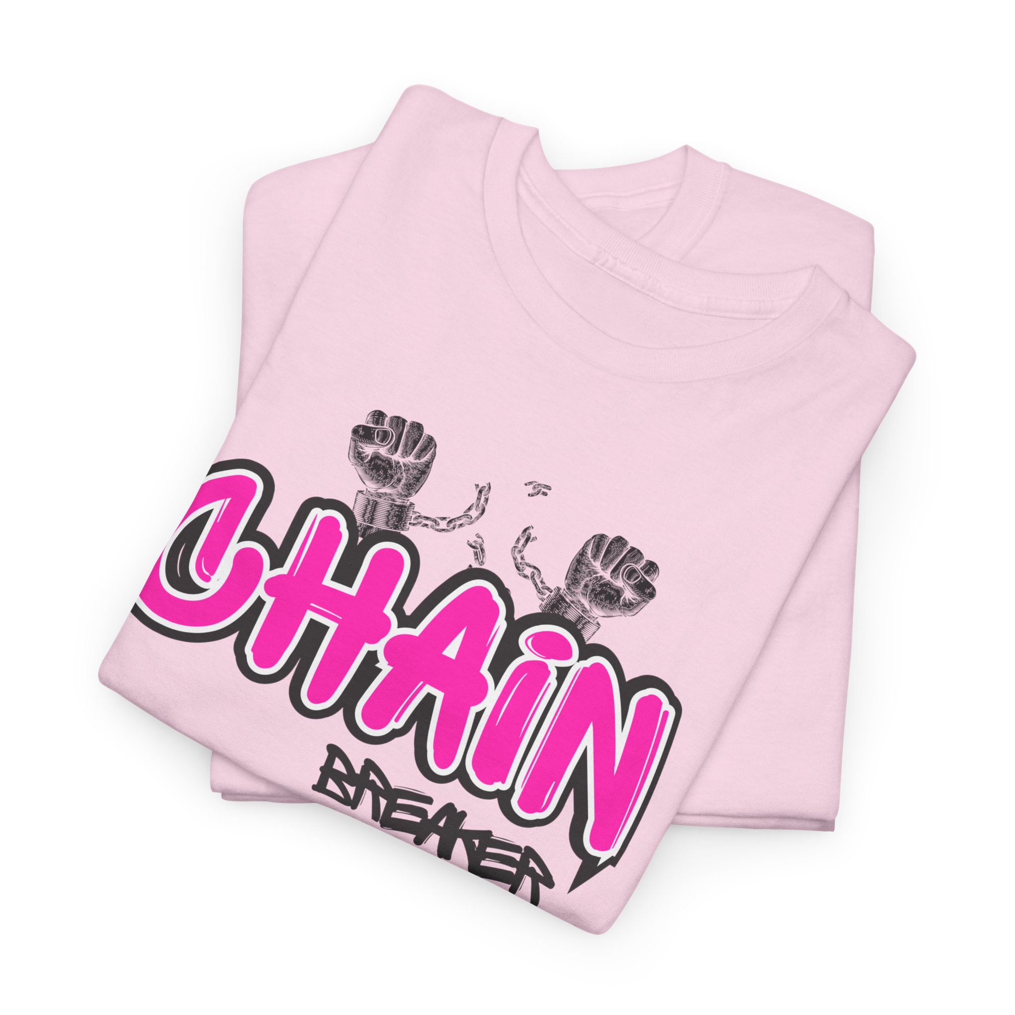 Chain Breaker Unisex Heavy Cotton Tee product thumbnail image Chain Breaker Unisex Heavy Cotton Tee product thumbnail image