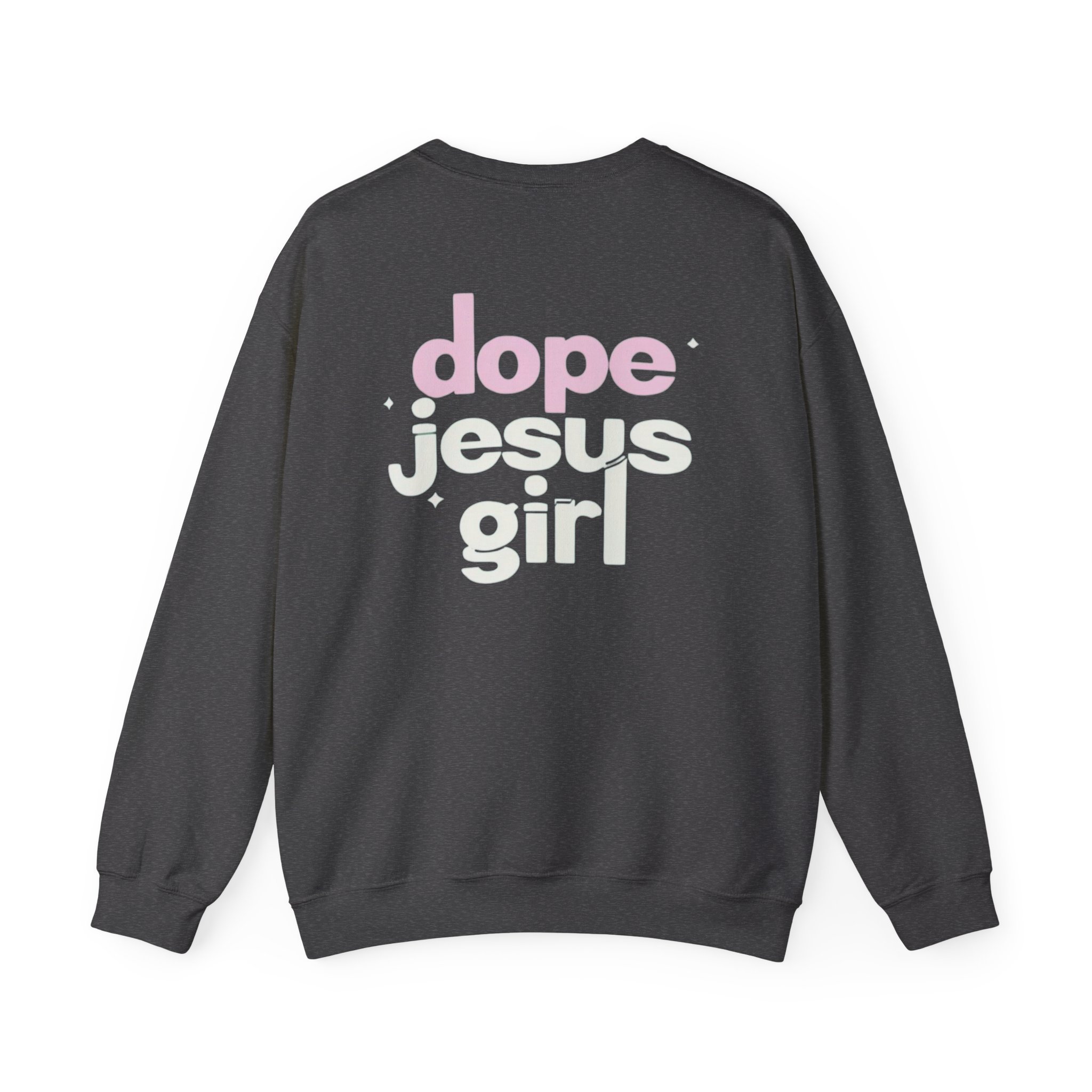 Dope Jesus Girl Unisex Heavy Blend™ Crewneck Sweatshirt product thumbnail image Dope Jesus Girl Unisex Heavy Blend™ Crewneck Sweatshirt product thumbnail image