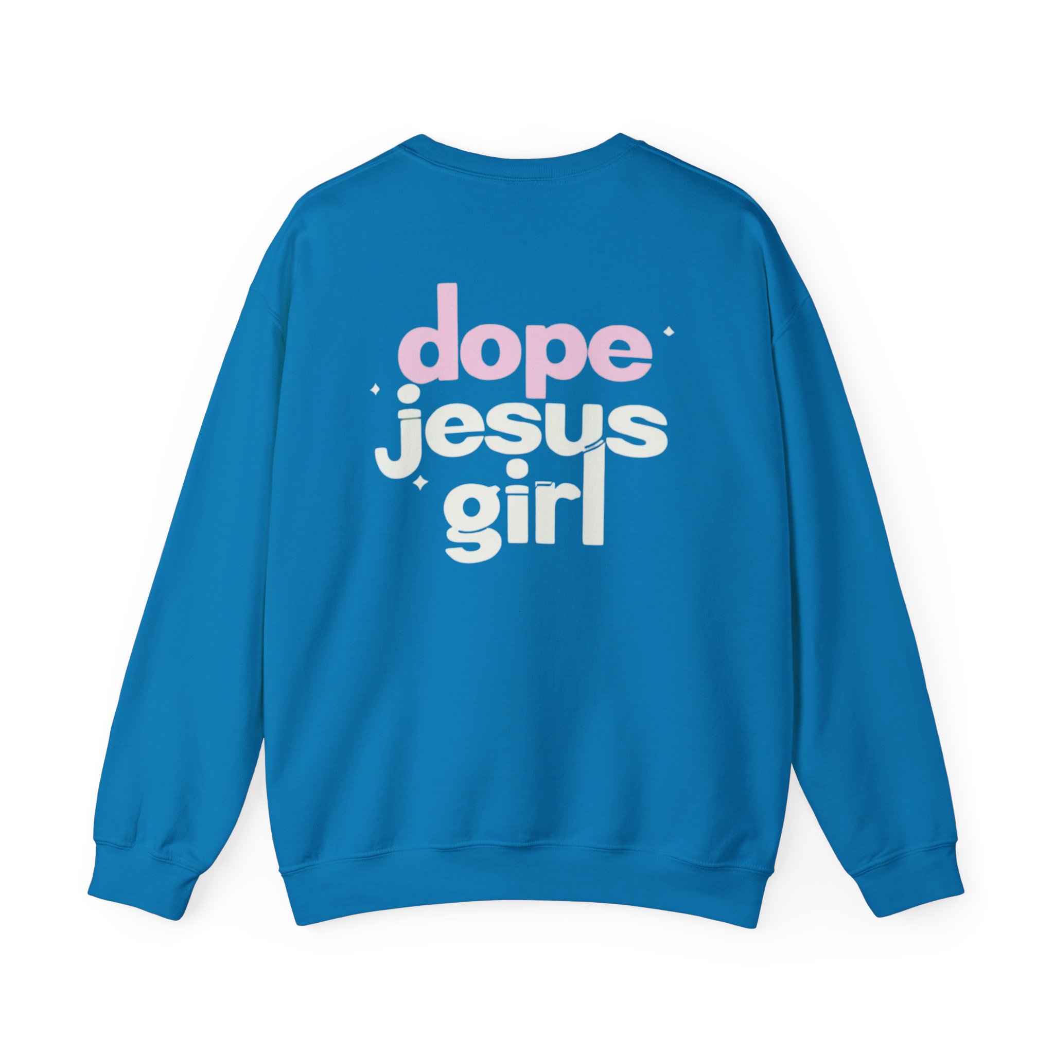 Dope Jesus Girl Unisex Heavy Blend™ Crewneck Sweatshirt product thumbnail image Dope Jesus Girl Unisex Heavy Blend™ Crewneck Sweatshirt product thumbnail image