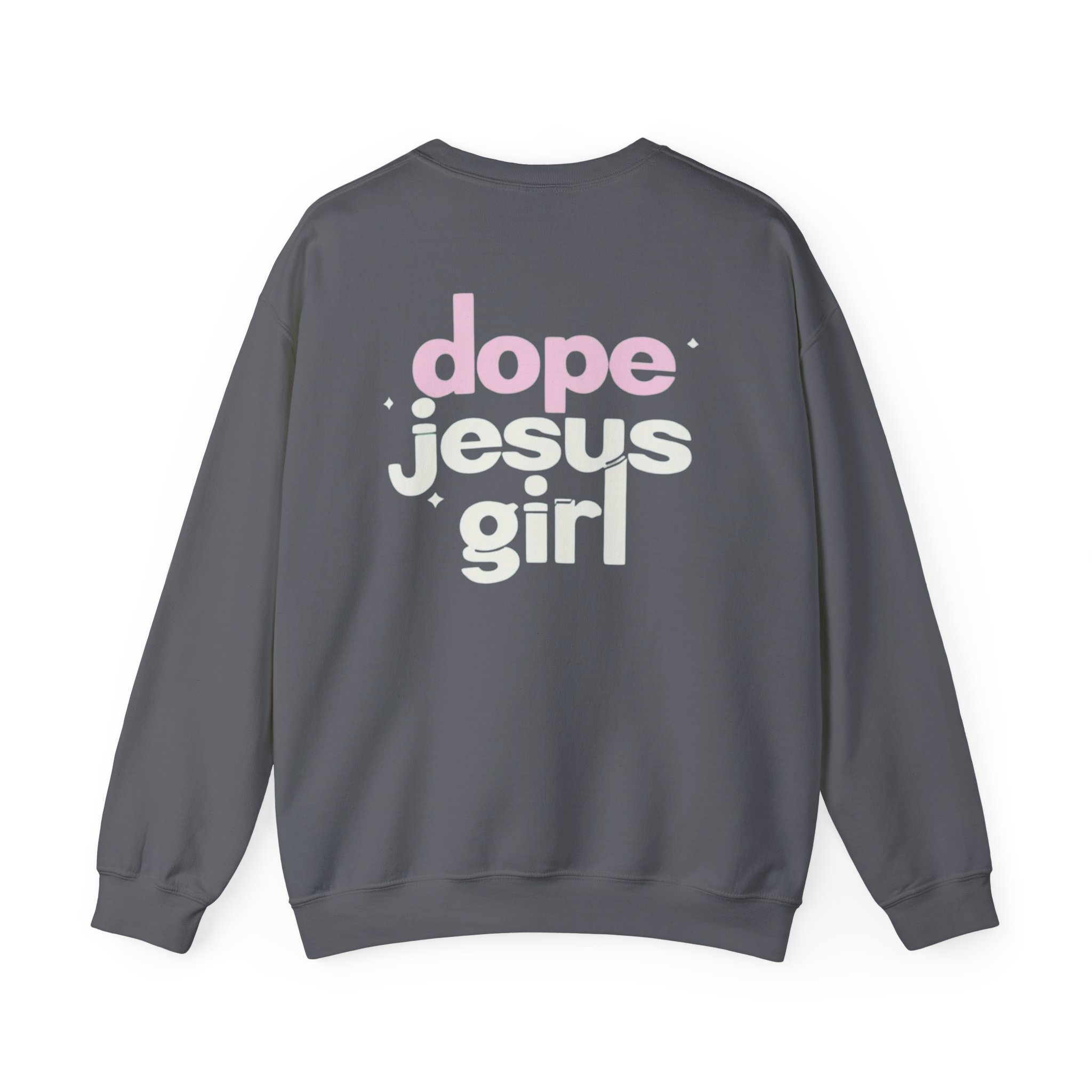 Dope Jesus Girl Unisex Heavy Blend™ Crewneck Sweatshirt product thumbnail image Dope Jesus Girl Unisex Heavy Blend™ Crewneck Sweatshirt product thumbnail image