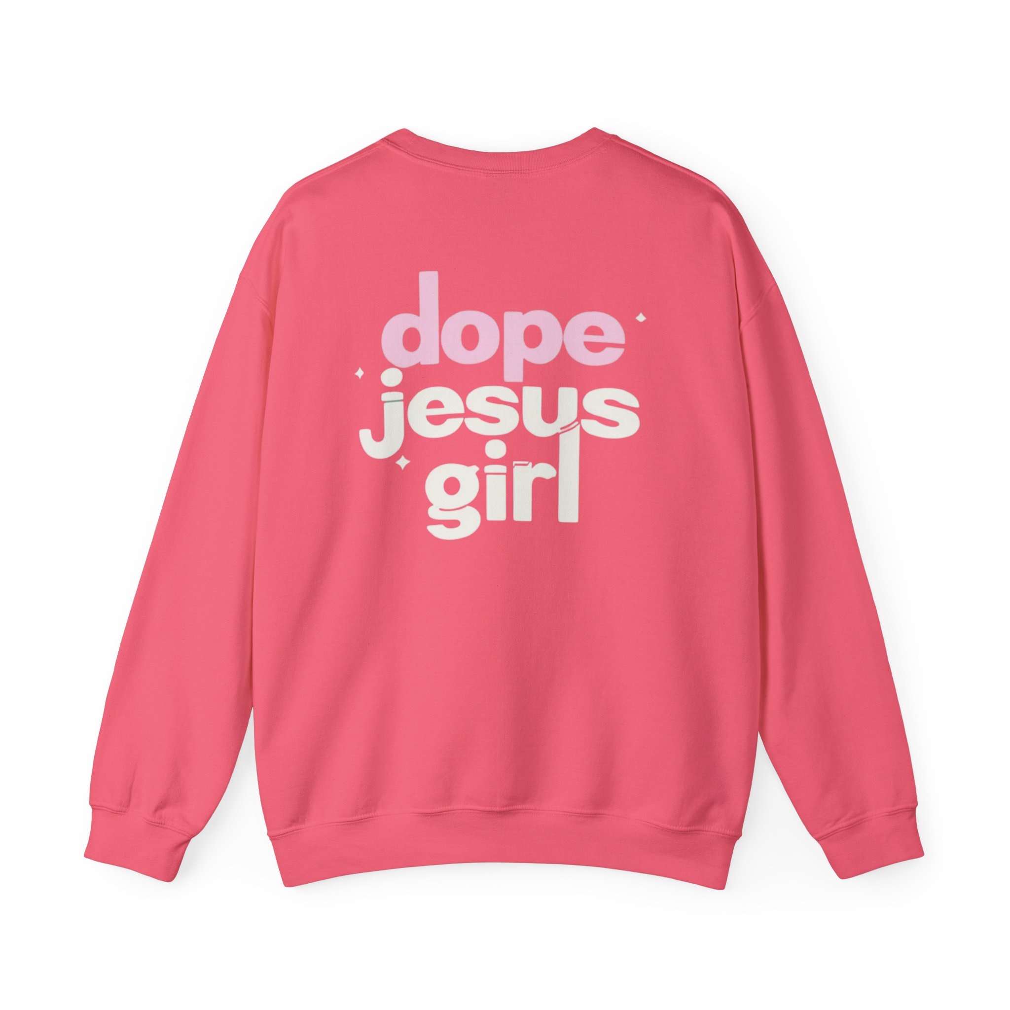 Dope Jesus Girl Unisex Heavy Blend™ Crewneck Sweatshirt product thumbnail image Dope Jesus Girl Unisex Heavy Blend™ Crewneck Sweatshirt product thumbnail image