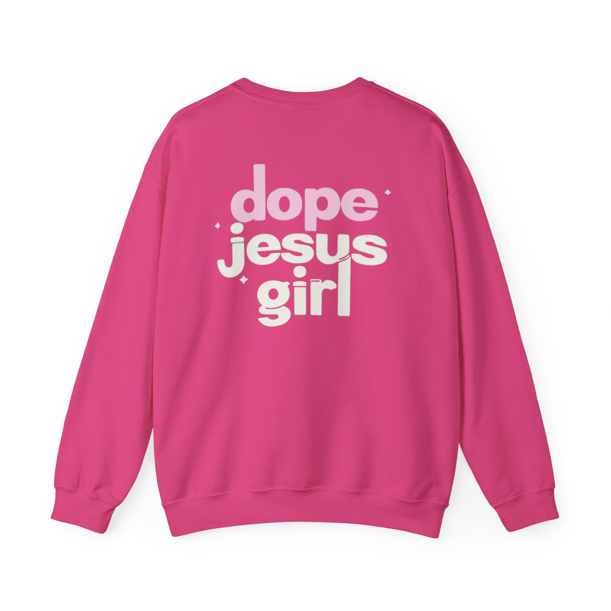 Dope Jesus Girl Unisex Heavy Blend™ Crewneck Sweatshirt product thumbnail image Dope Jesus Girl Unisex Heavy Blend™ Crewneck Sweatshirt product thumbnail image