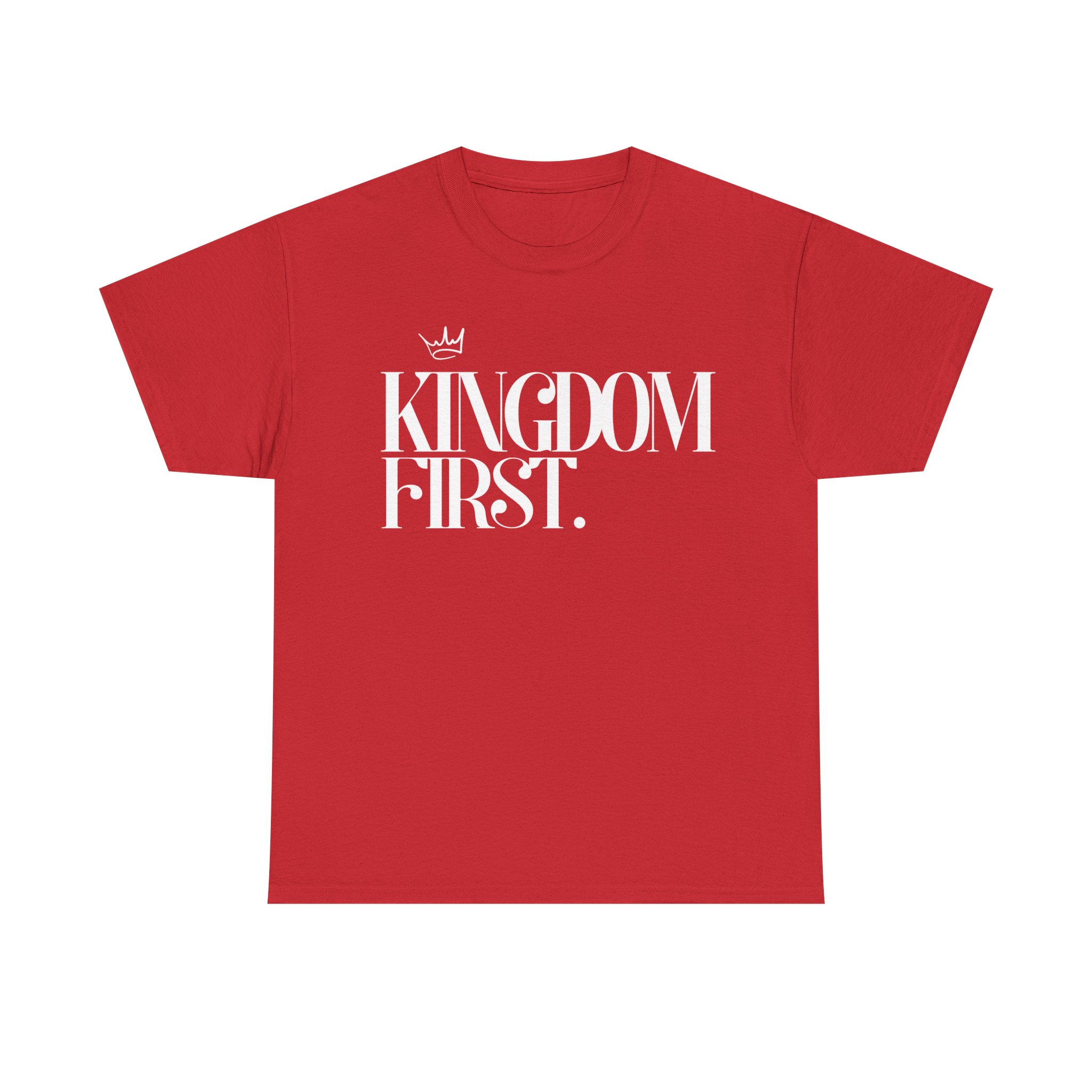 Kingdom First Unisex Heavy Cotton Tee product thumbnail image Kingdom First Unisex Heavy Cotton Tee product thumbnail image
