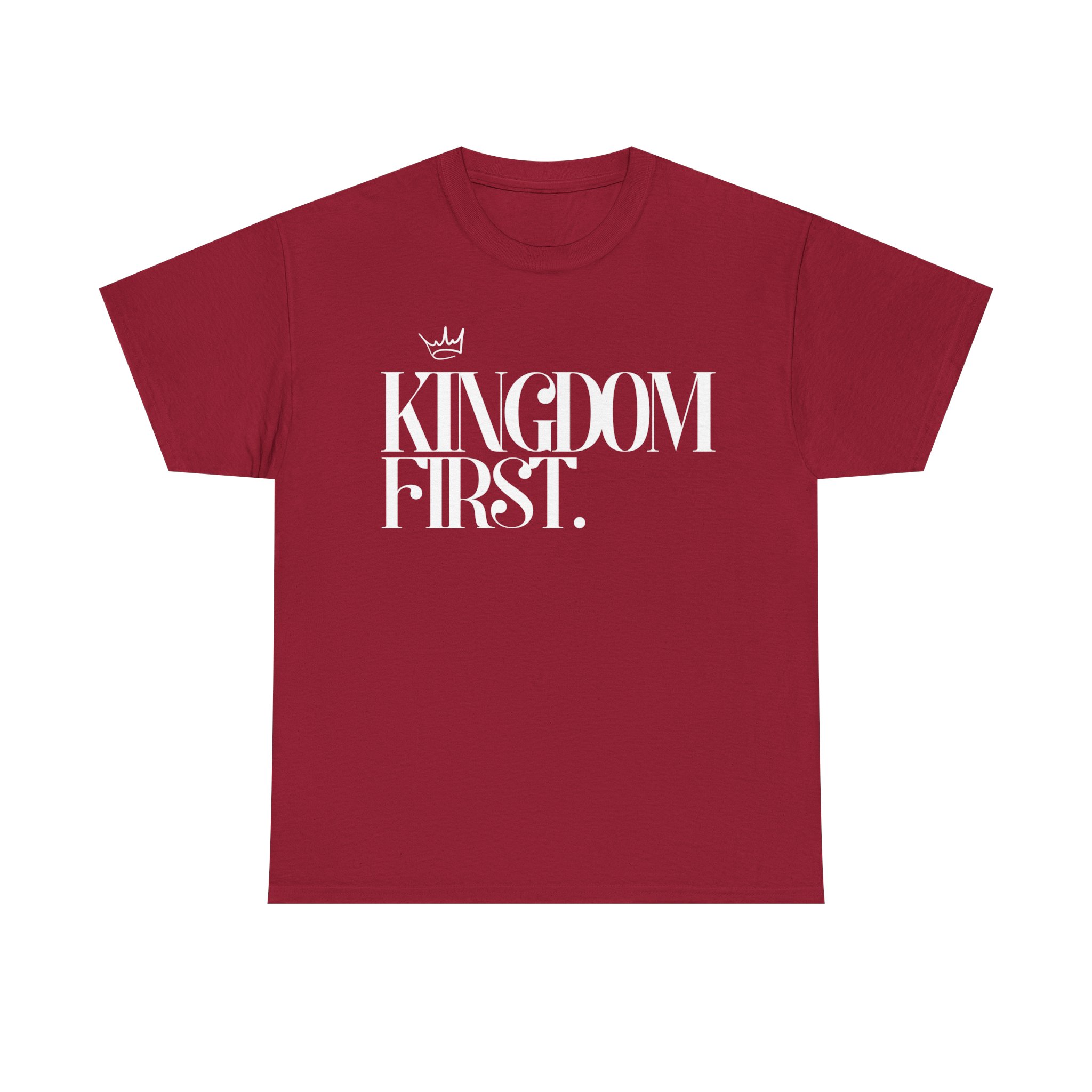 Kingdom First Unisex Heavy Cotton Tee product thumbnail image Kingdom First Unisex Heavy Cotton Tee product thumbnail image