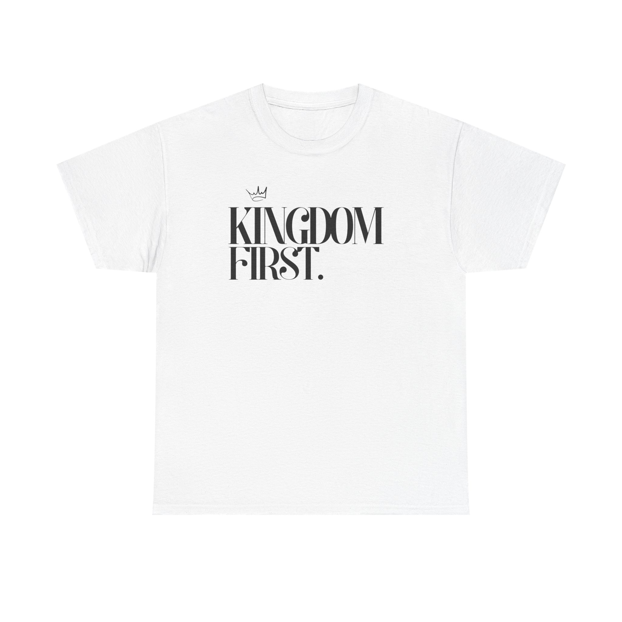 Kingdom First Unisex Heavy Cotton Tee product thumbnail image Kingdom First Unisex Heavy Cotton Tee product thumbnail image