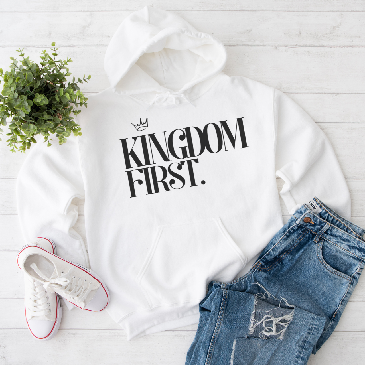 Kingdom First Unisex Heavy Blend™ Hooded Sweatshirt product thumbnail image Kingdom First Unisex Heavy Blend™ Hooded Sweatshirt product thumbnail image