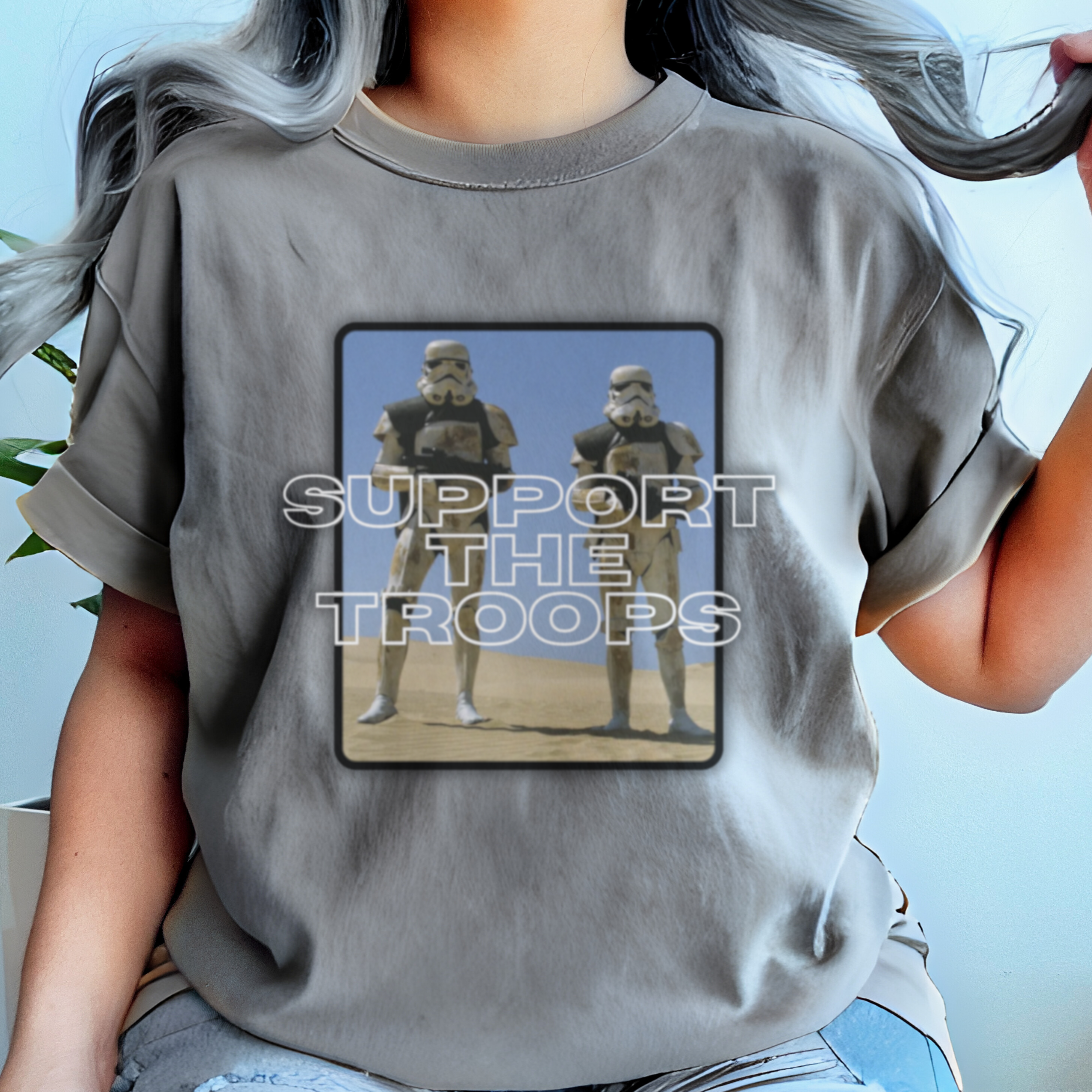 Support The Troops Star Wars Ultra Cotton Tee