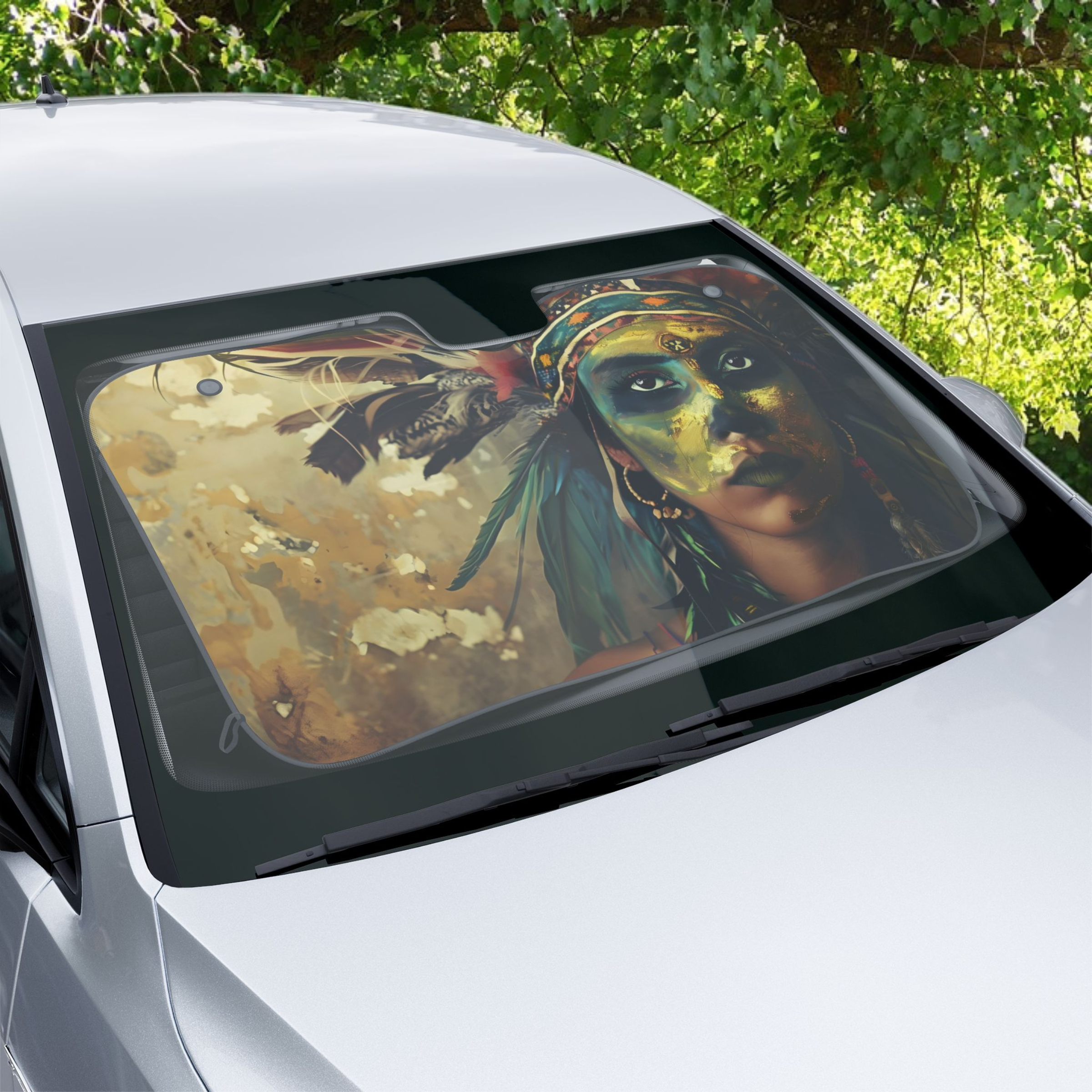 Brazilian Princess Car Sun Shade Brazilian Princess Car Sun Shade