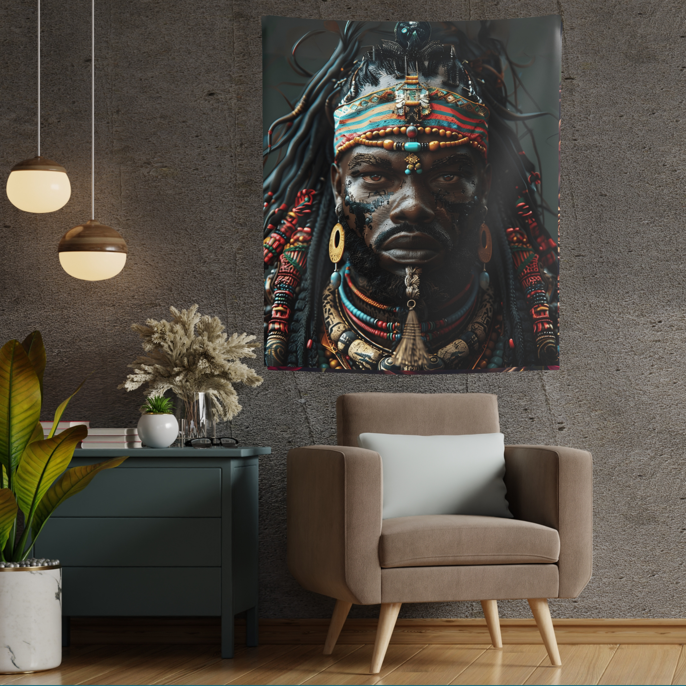 Moor Warrior Wall Tapestries Moor Warrior Wall Tapestries