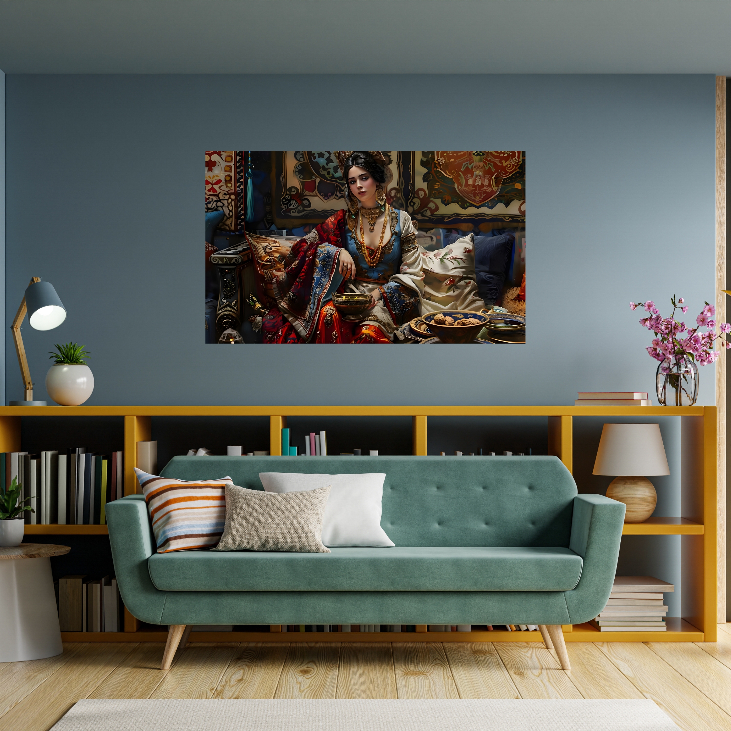 Sherezade in Her Baghdad Palace Horizontal Posters