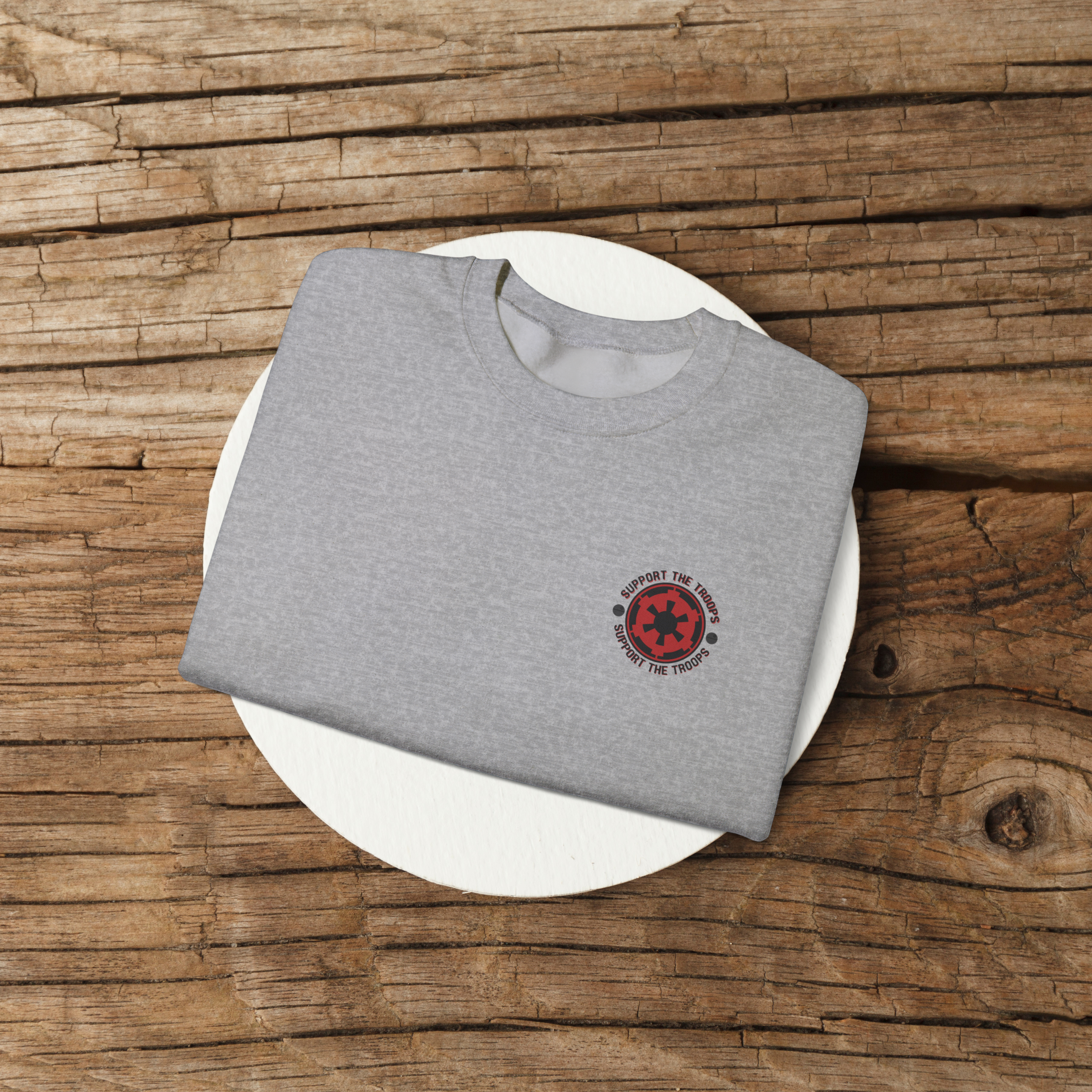 Support the Troops Star Wars Unisex Crewneck Sweatshirt product thumbnail image Support the Troops Star Wars Unisex Crewneck Sweatshirt product thumbnail image