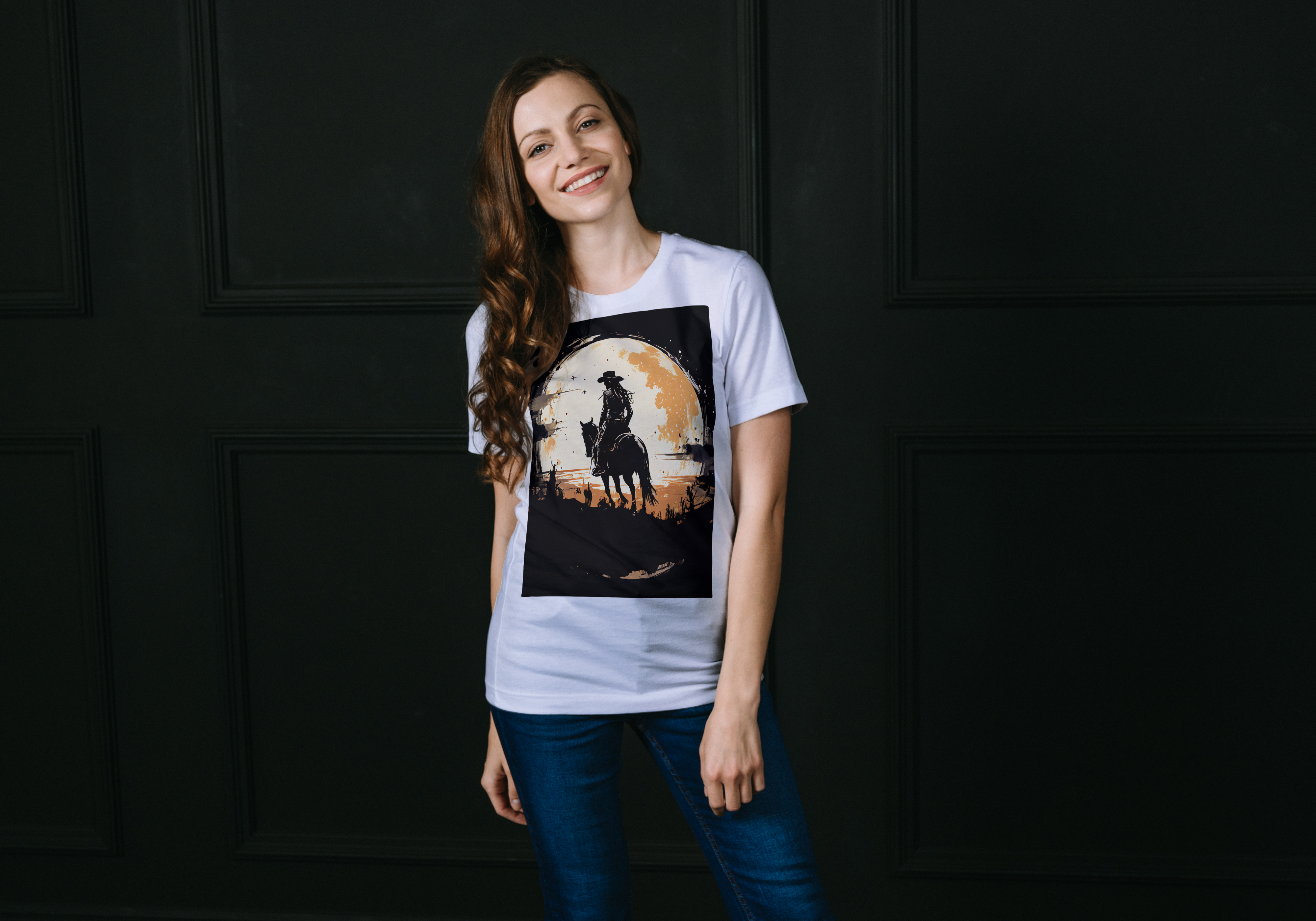 Cowgirl on Horseback Tee product thumbnail image Cowgirl on Horseback Tee product thumbnail image