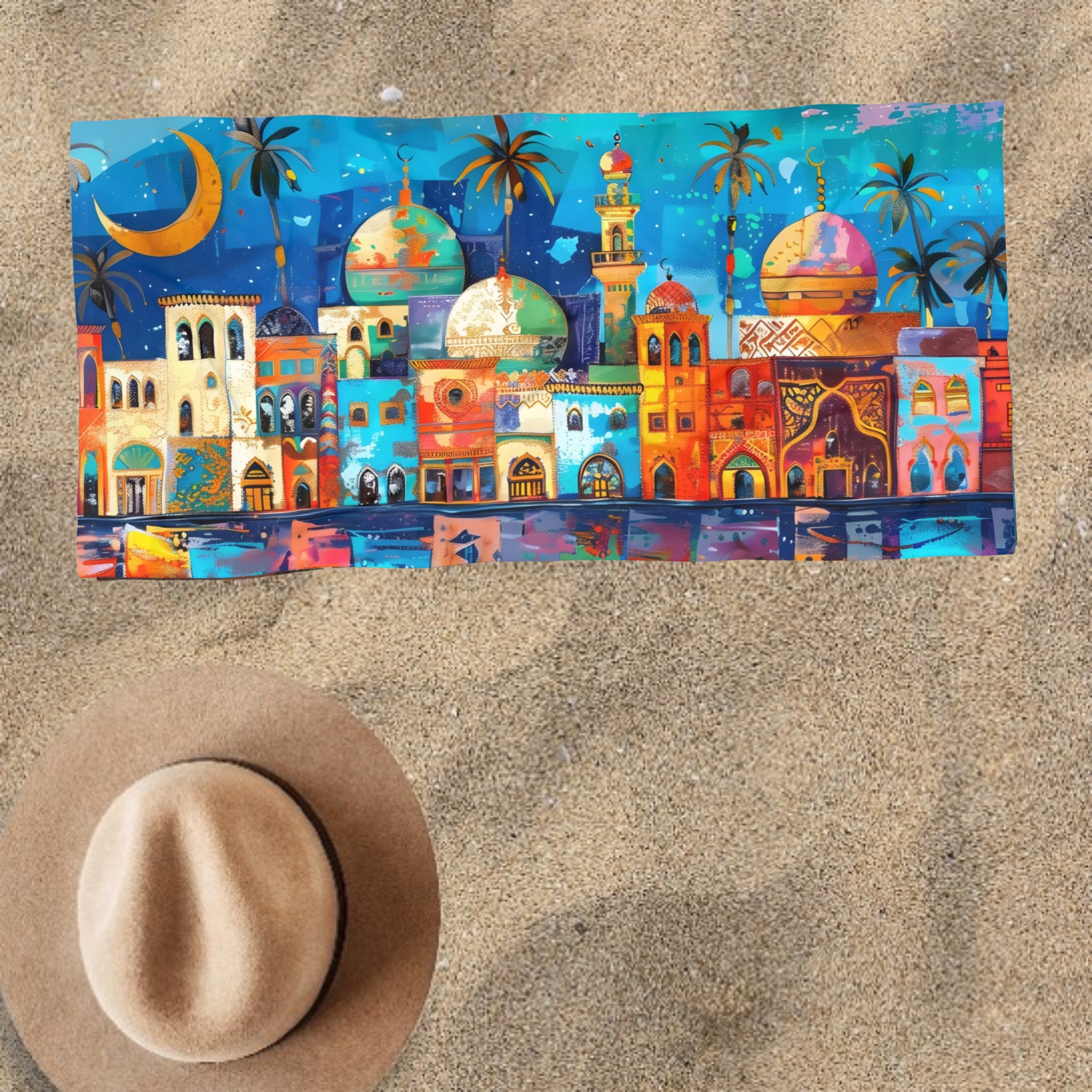 Ancient Baghdad City Towel Beach Towel product thumbnail image Ancient Baghdad City Towel Beach Towel product thumbnail image