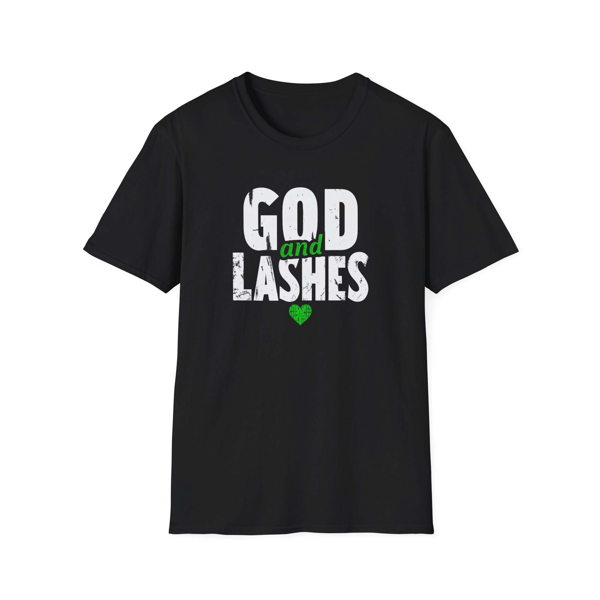 God and Lashes Unisex Softstyle T-Shirt product thumbnail image God and Lashes Unisex Softstyle T-Shirt product thumbnail image