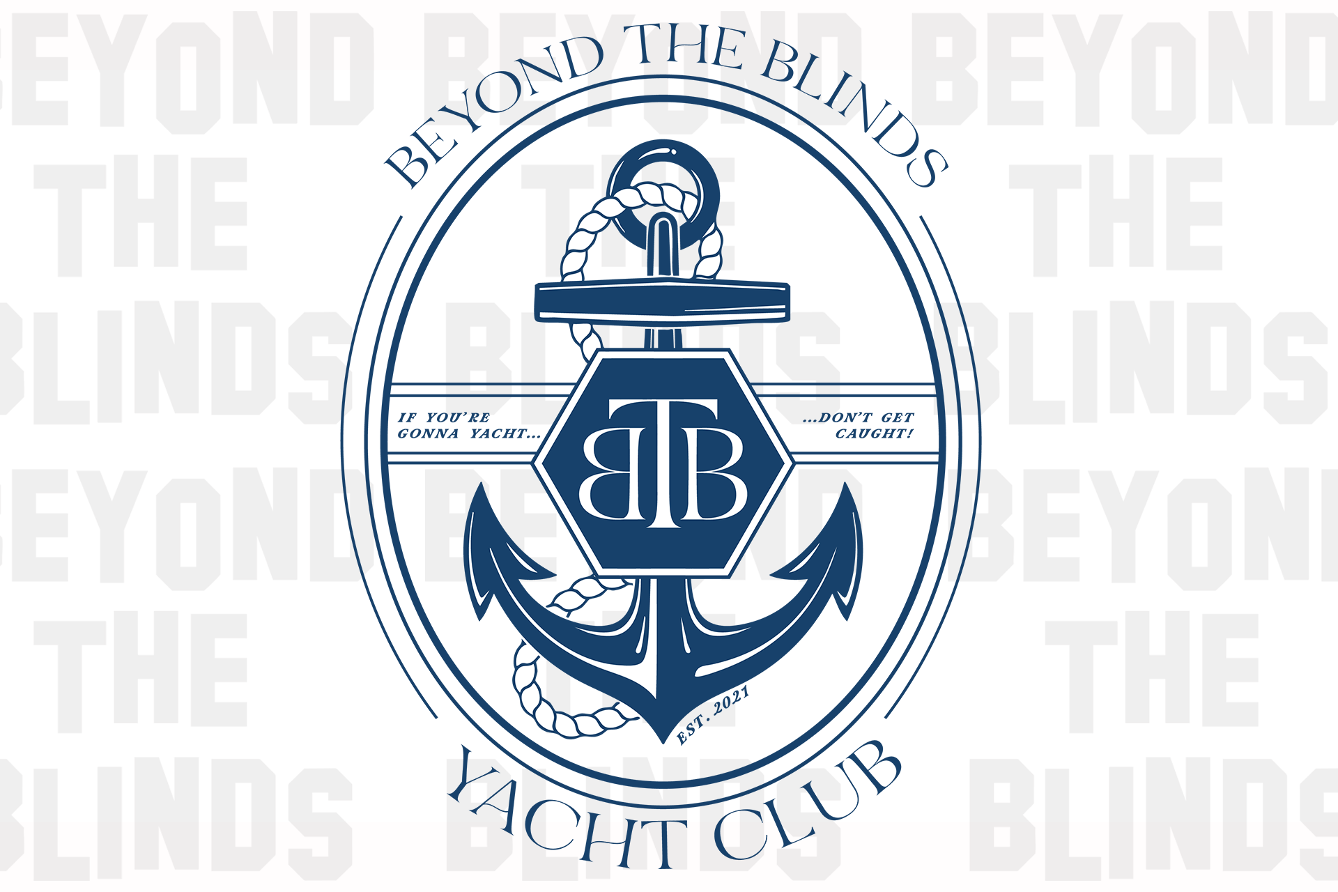 Beyond the Blinds Yacht Club Tote product thumbnail image Beyond the Blinds Yacht Club Tote product thumbnail image