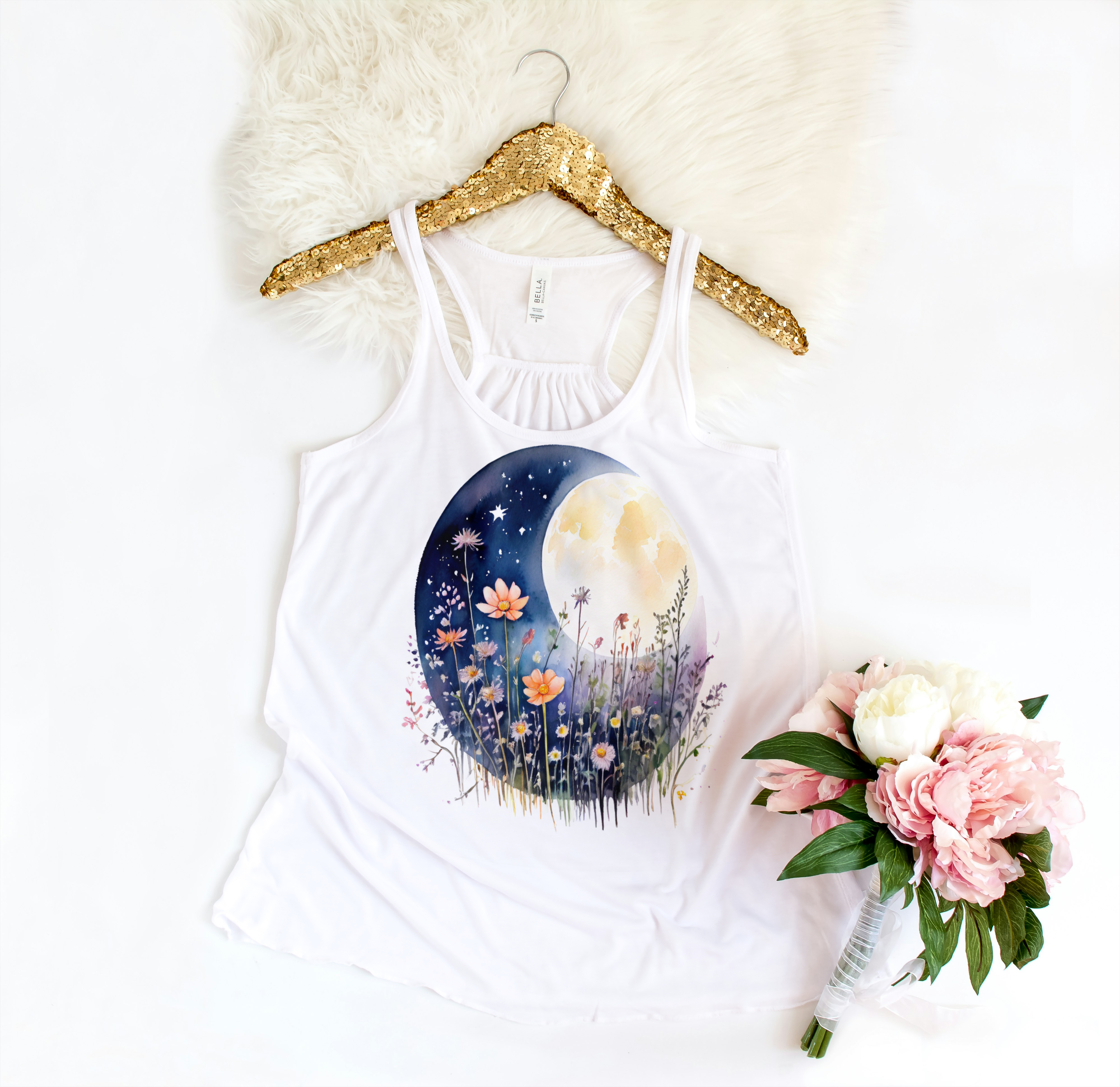 Wildflowers Moonlight Racerback Tank product thumbnail image Wildflowers Moonlight Racerback Tank product thumbnail image