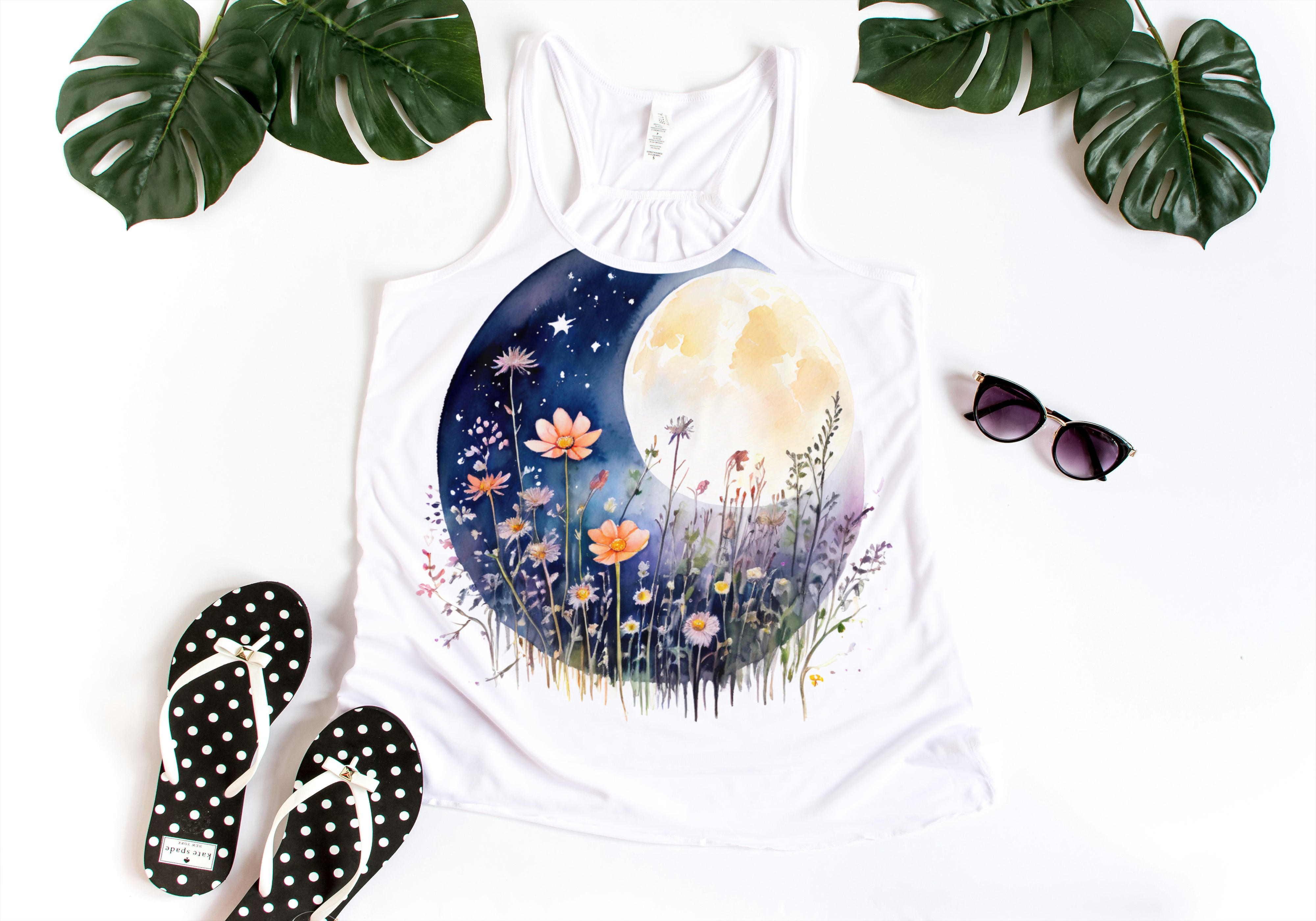Wildflowers Moonlight Racerback Tank product thumbnail image