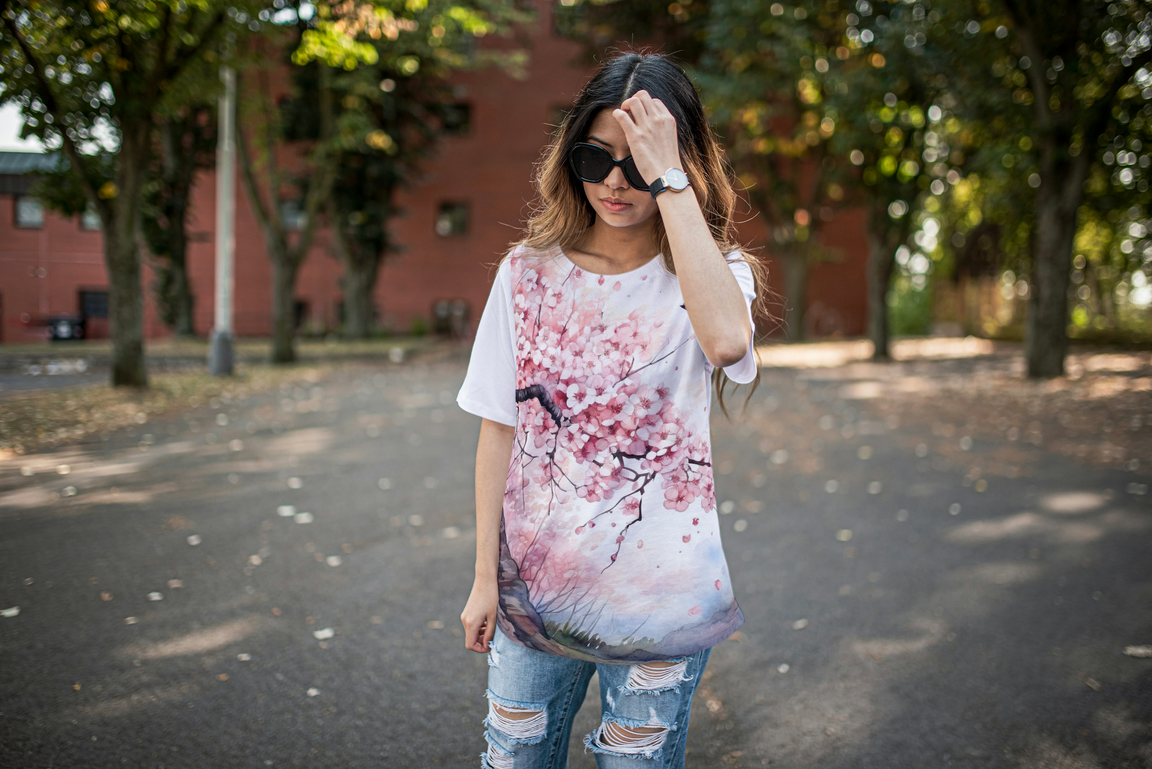 Cherry Blossom Dress, floral summer dress, Sakura dress product thumbnail image