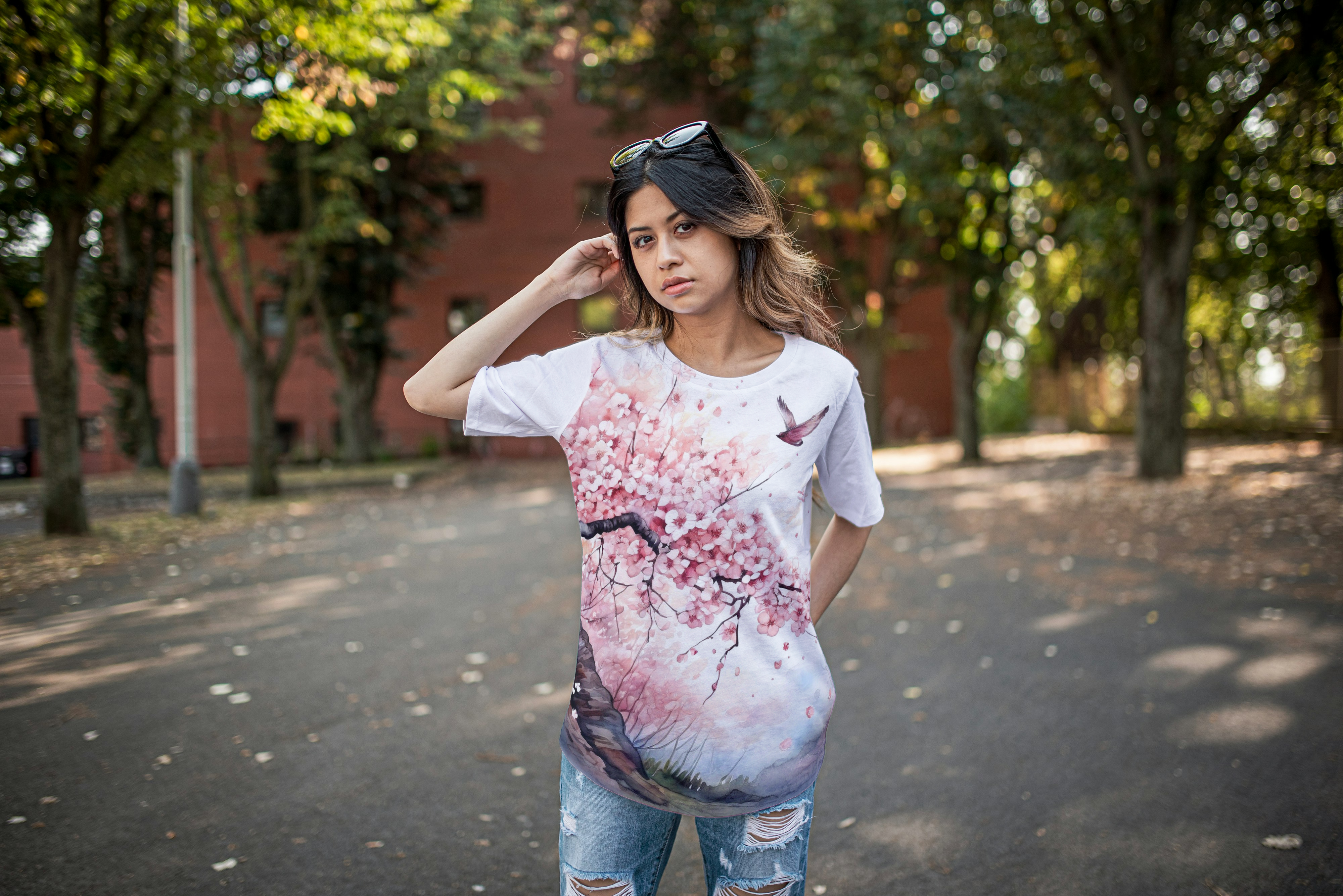 Cherry Blossom Dress, floral summer dress, Sakura dress product thumbnail image