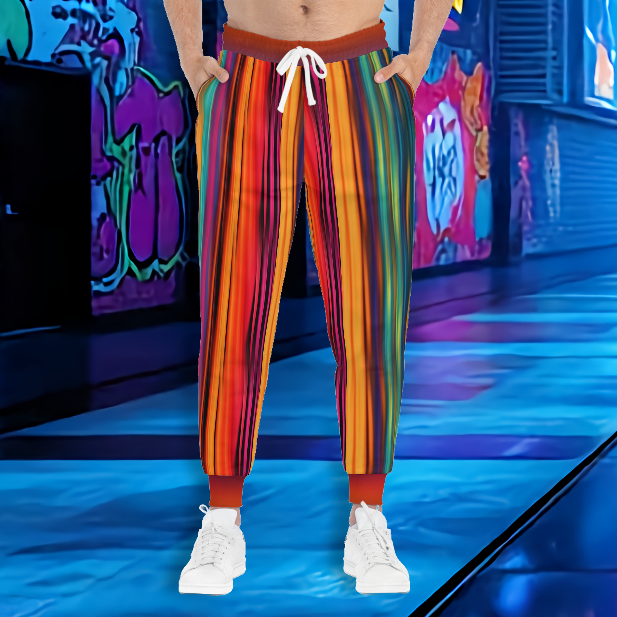 Spectral Vibes - Athletic Joggers (AOP) Spectral Vibes - Athletic Joggers (AOP)