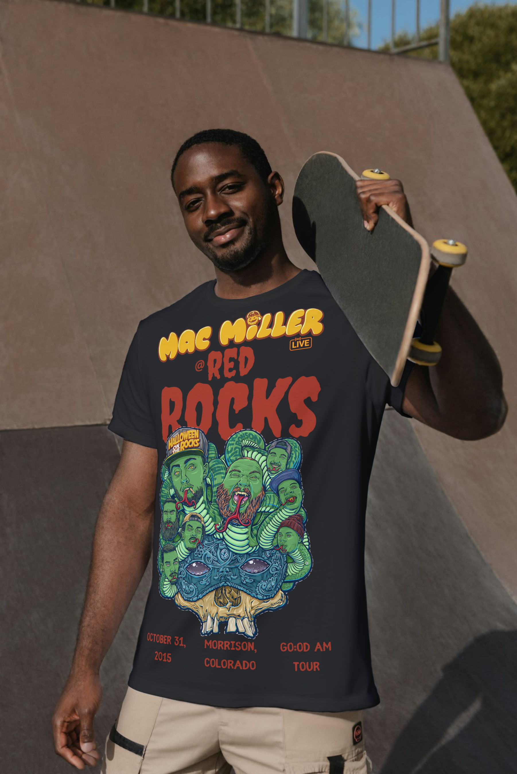 Mac Miller "Live at Red Rocks" T-Shirt – A GO:OD Addition to Your Wardrobe!