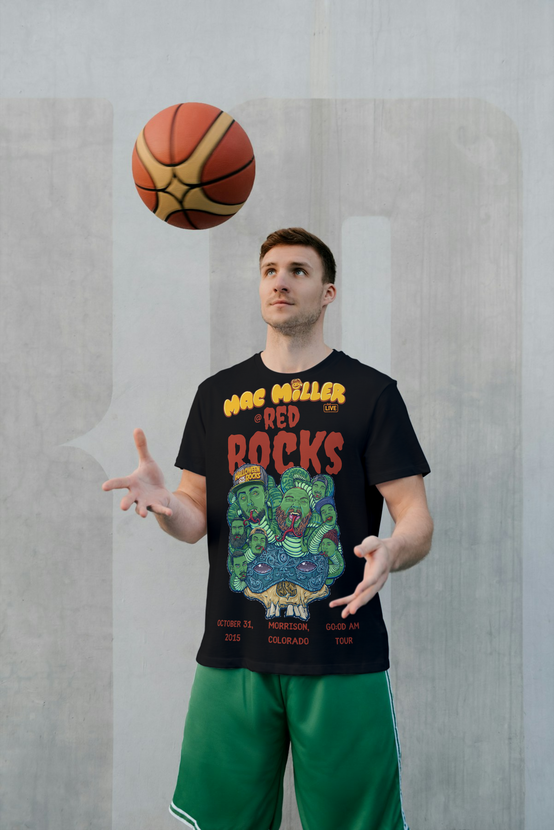 Mac Miller "Live at Red Rocks" T-Shirt – A GO:OD Addition to Your Wardrobe! product thumbnail image