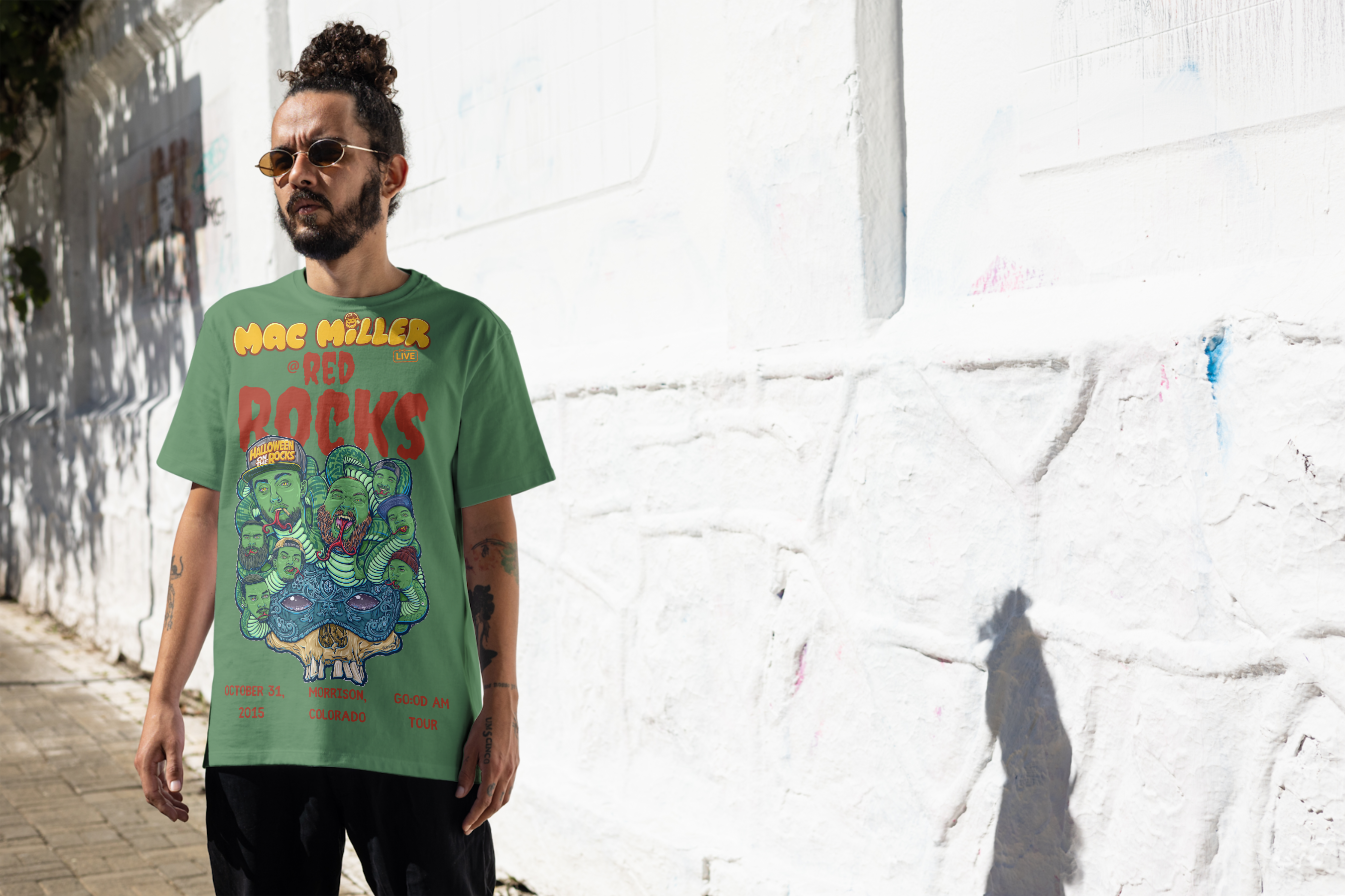 Mac Miller "Live at Red Rocks" T-Shirt – A GO:OD Addition to Your Wardrobe! product thumbnail image