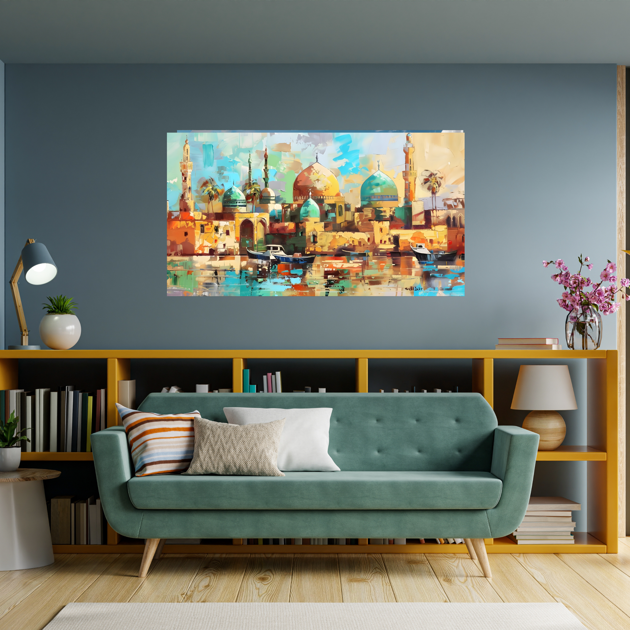 Constantinople Oil Painting Horizontal Posters