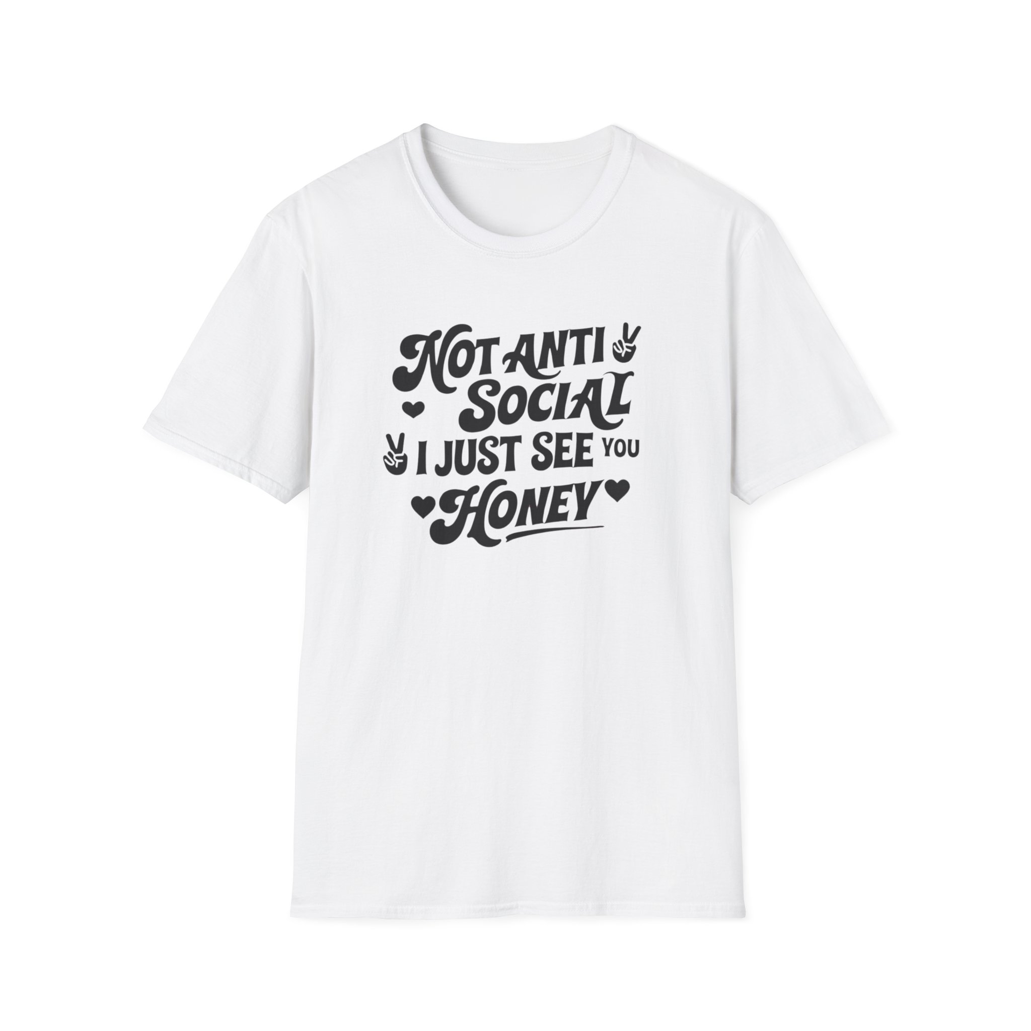 Not Anti Social Unisex Softstyle T-Shirt product thumbnail image Not Anti Social Unisex Softstyle T-Shirt product thumbnail image