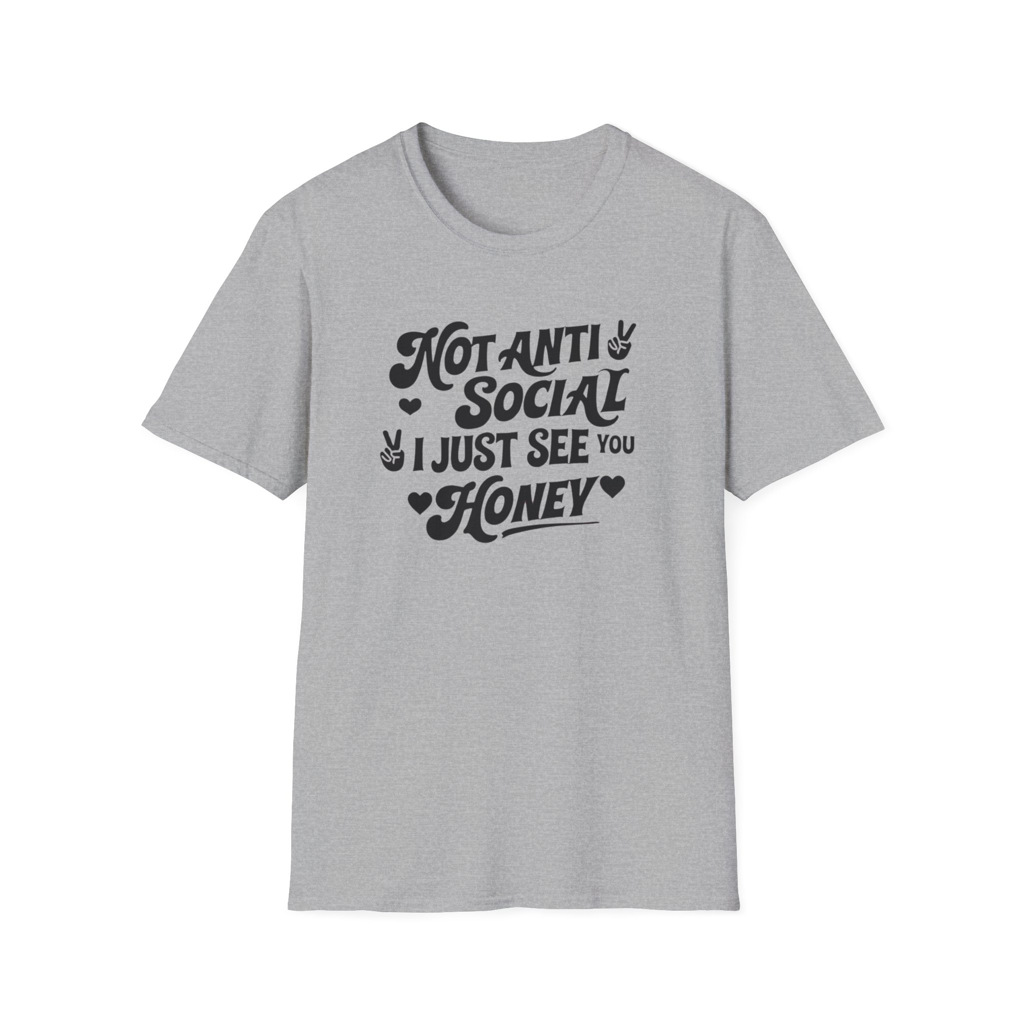 Not Anti Social Unisex Softstyle T-Shirt product thumbnail image Not Anti Social Unisex Softstyle T-Shirt product thumbnail image