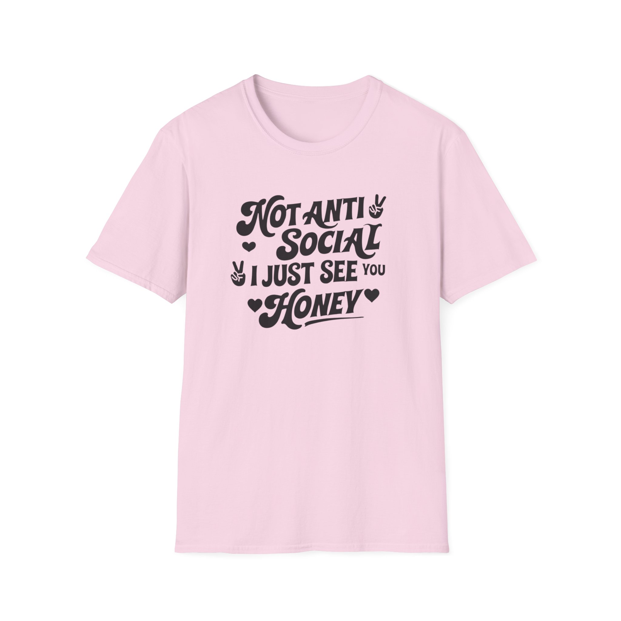 Not Anti Social Unisex Softstyle T-Shirt product thumbnail image Not Anti Social Unisex Softstyle T-Shirt product thumbnail image