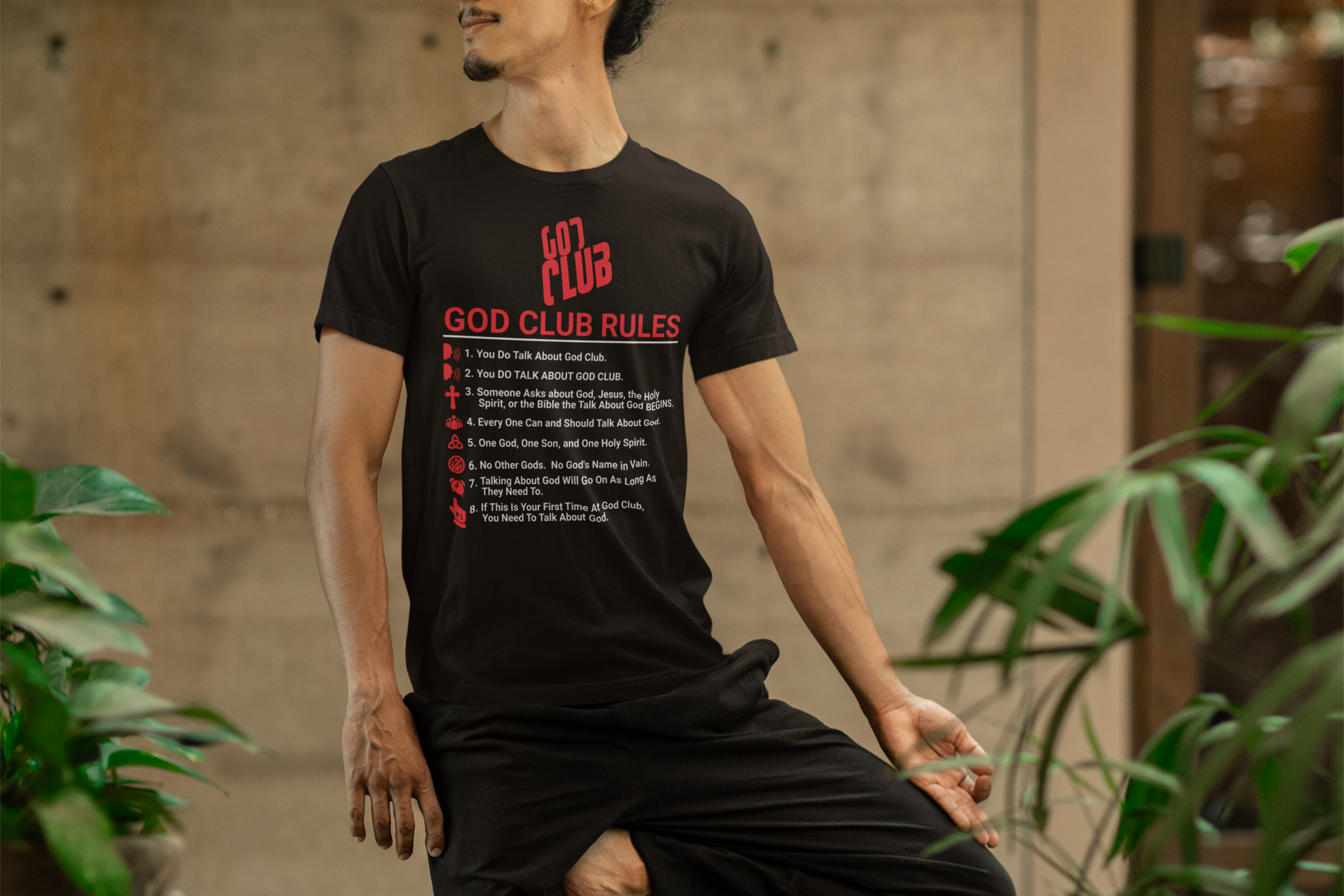 #GodClub - God Club Rules - Inspired by Fight Club - Dark Shirt - Christian TShirt - Unisex Short Sleeve Jersey Shirt #GodClub - God Club Rules - Inspired by Fight Club - Dark Shirt - Christian TShirt - Unisex Short Sleeve Jersey Shirt