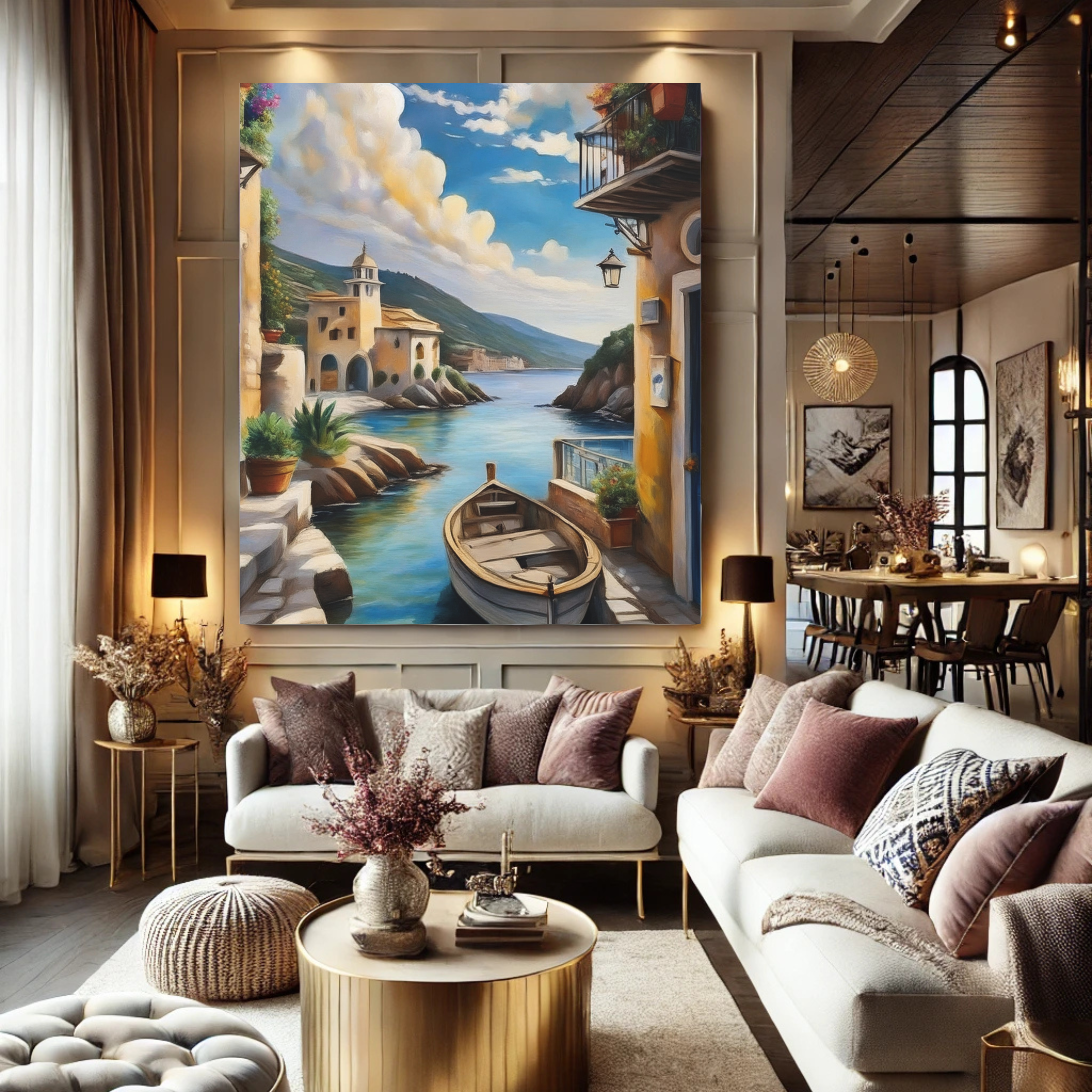 Twilight Serenity -  Stretched Art for Home Decor