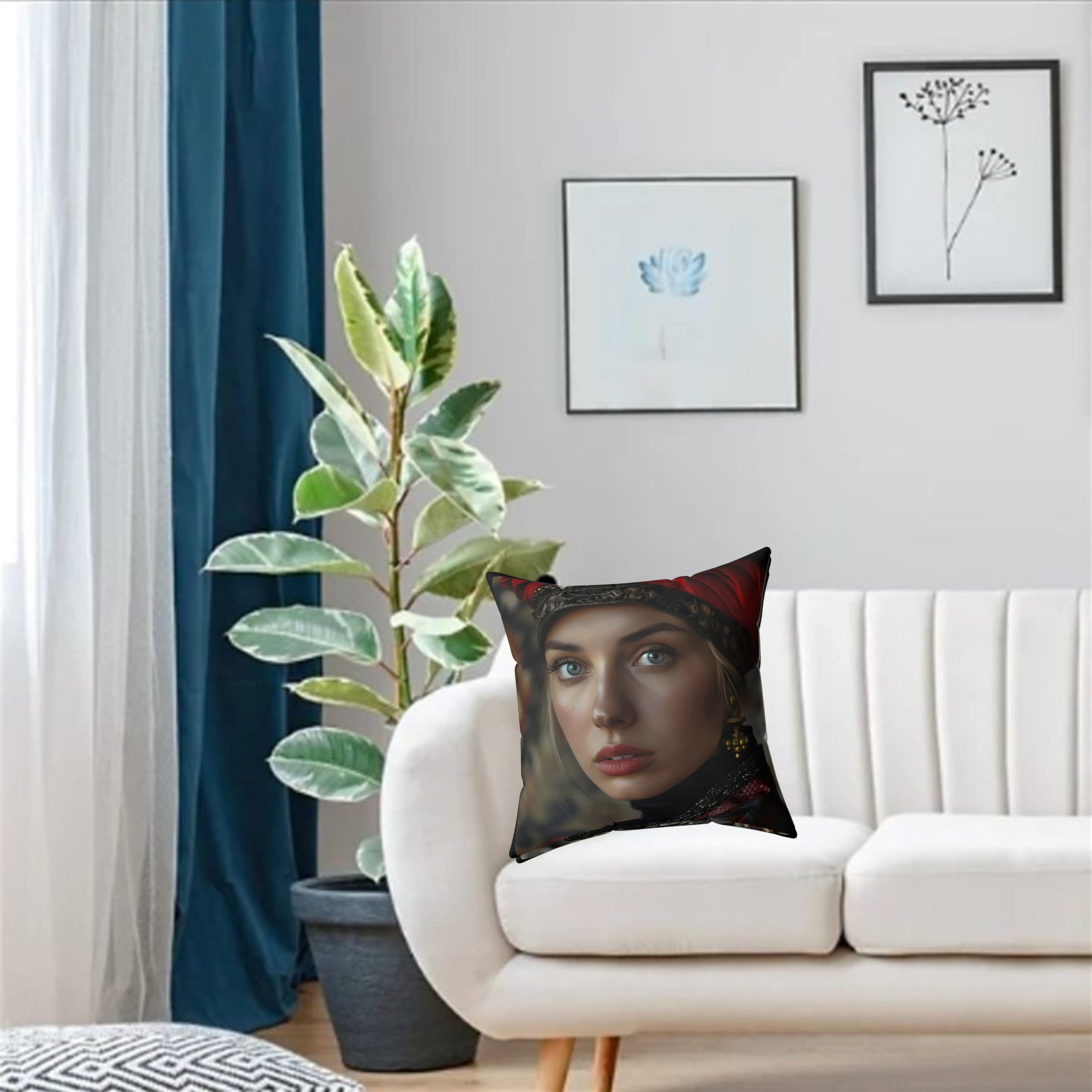 Russian Princess Square Pillow product thumbnail image Russian Princess Square Pillow product thumbnail image